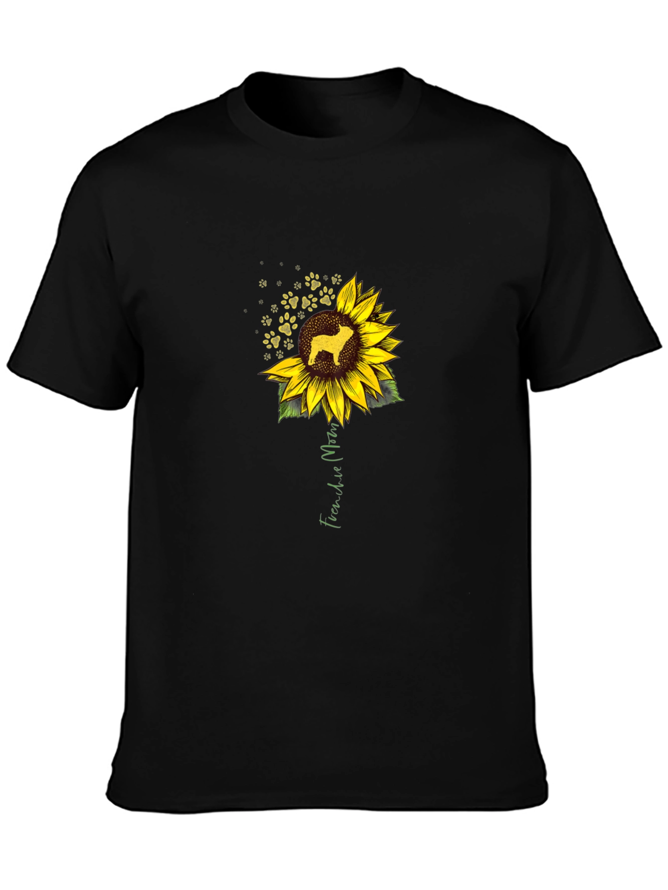 Dog Lover Sunflower Graphic Tee