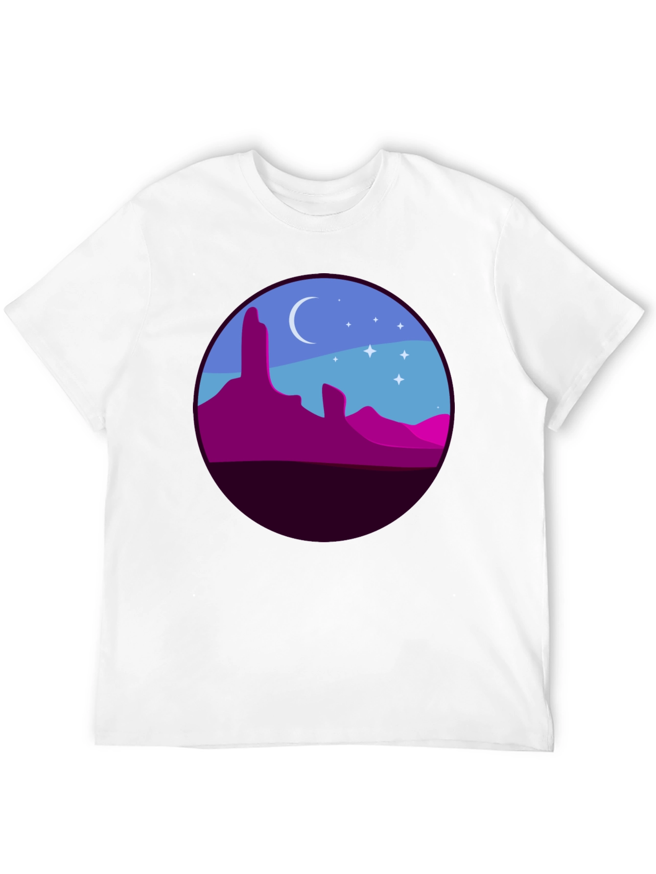 Desert Nightscape Graphic Tee