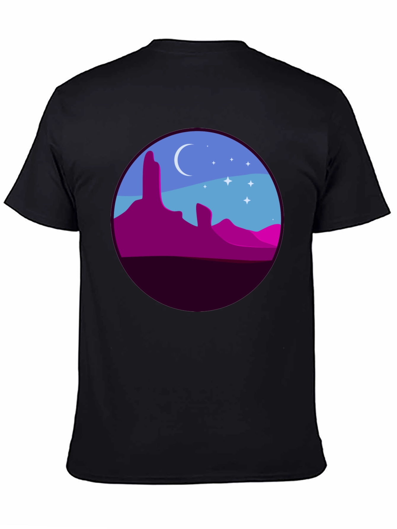 Desert Nightscape Graphic Tee