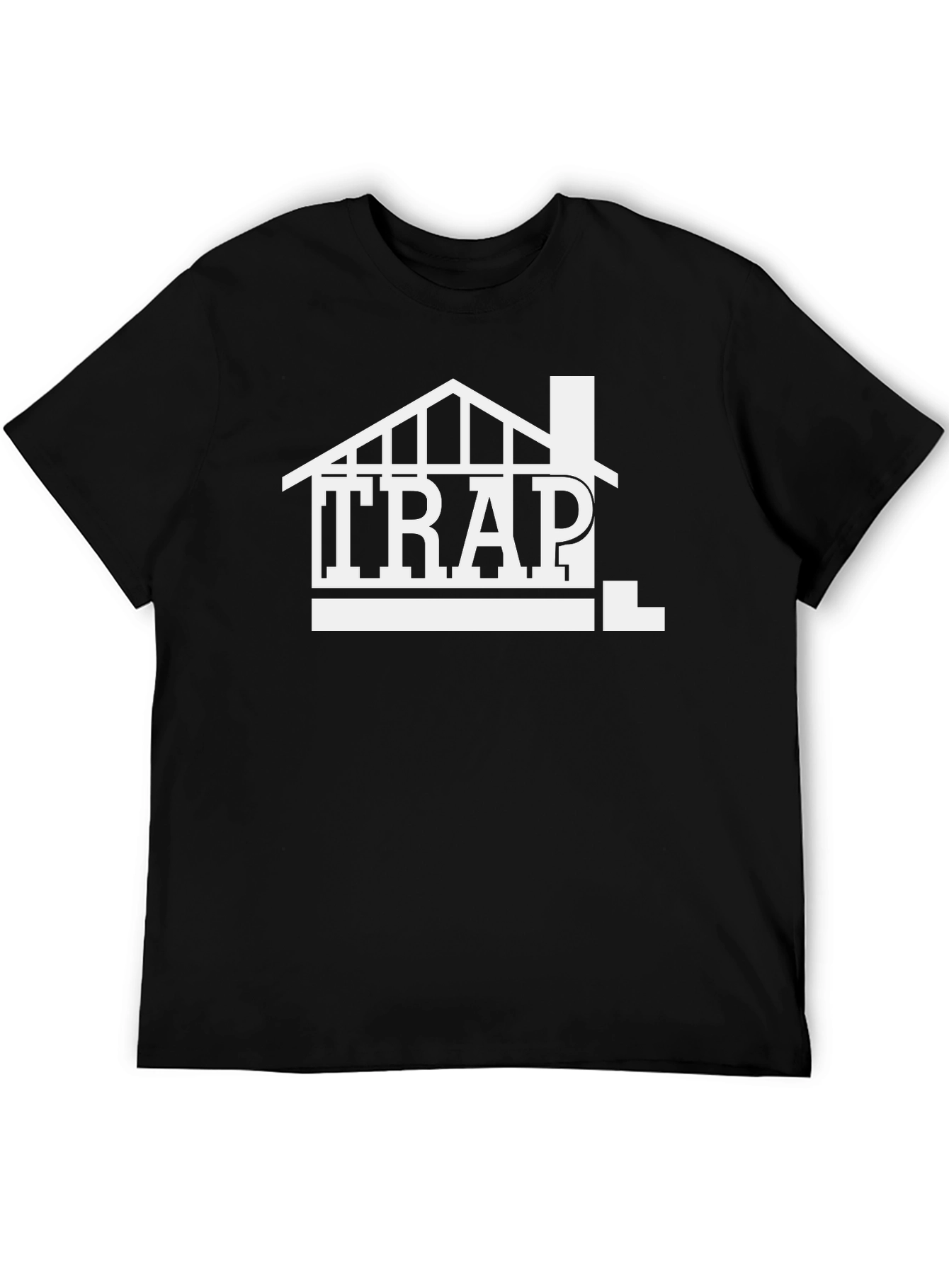 Trap House Black Graphic Tee