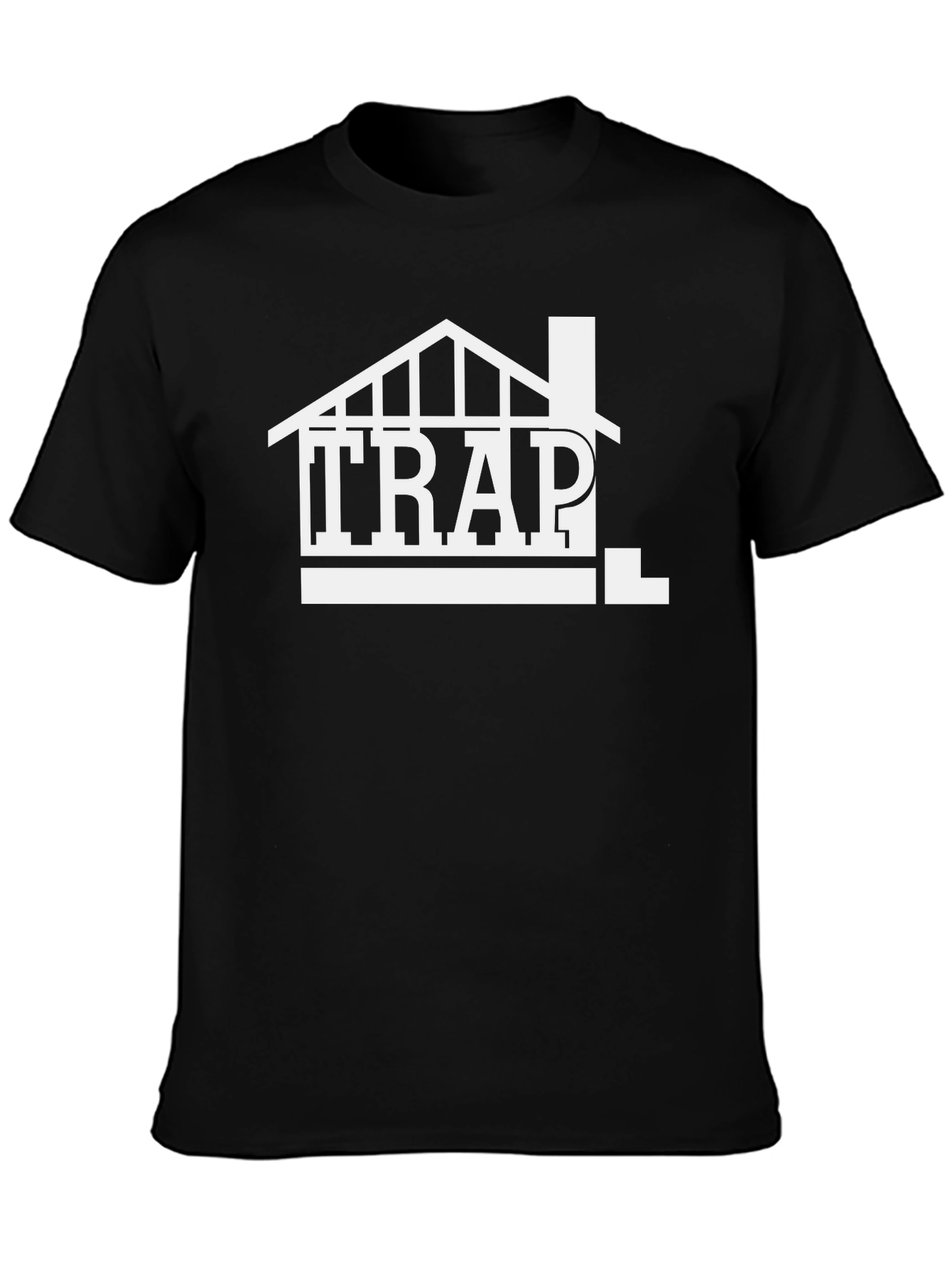 Trap House Black Graphic Tee