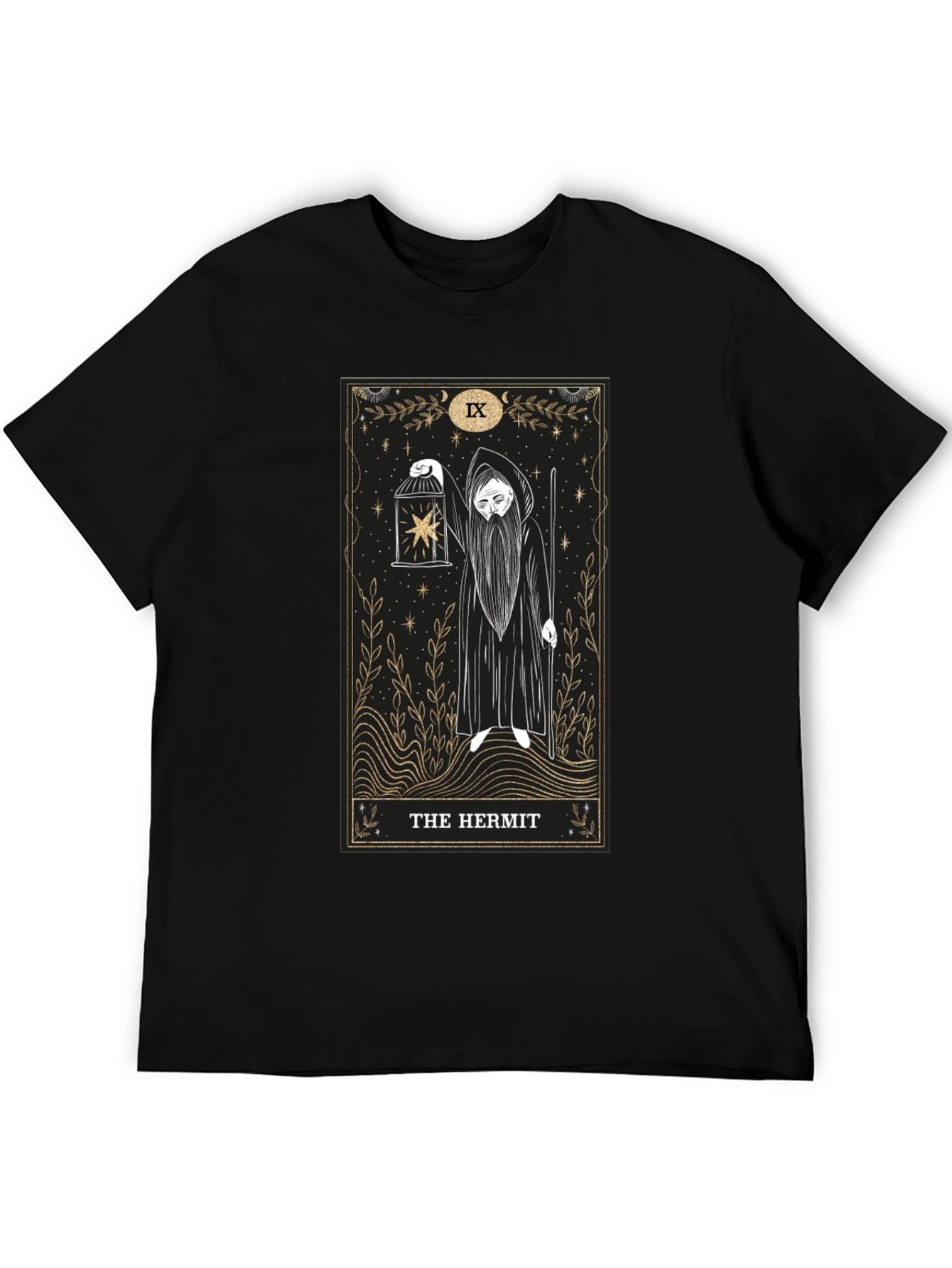 The Hermit Tarot Card Graphic T-Shirt