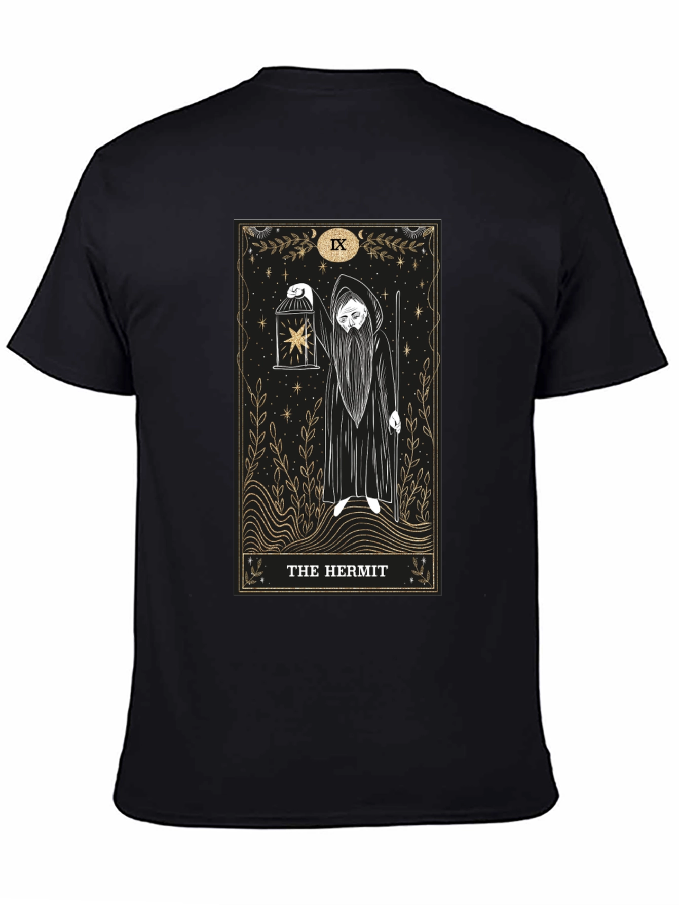 The Hermit Tarot Card Graphic T-Shirt