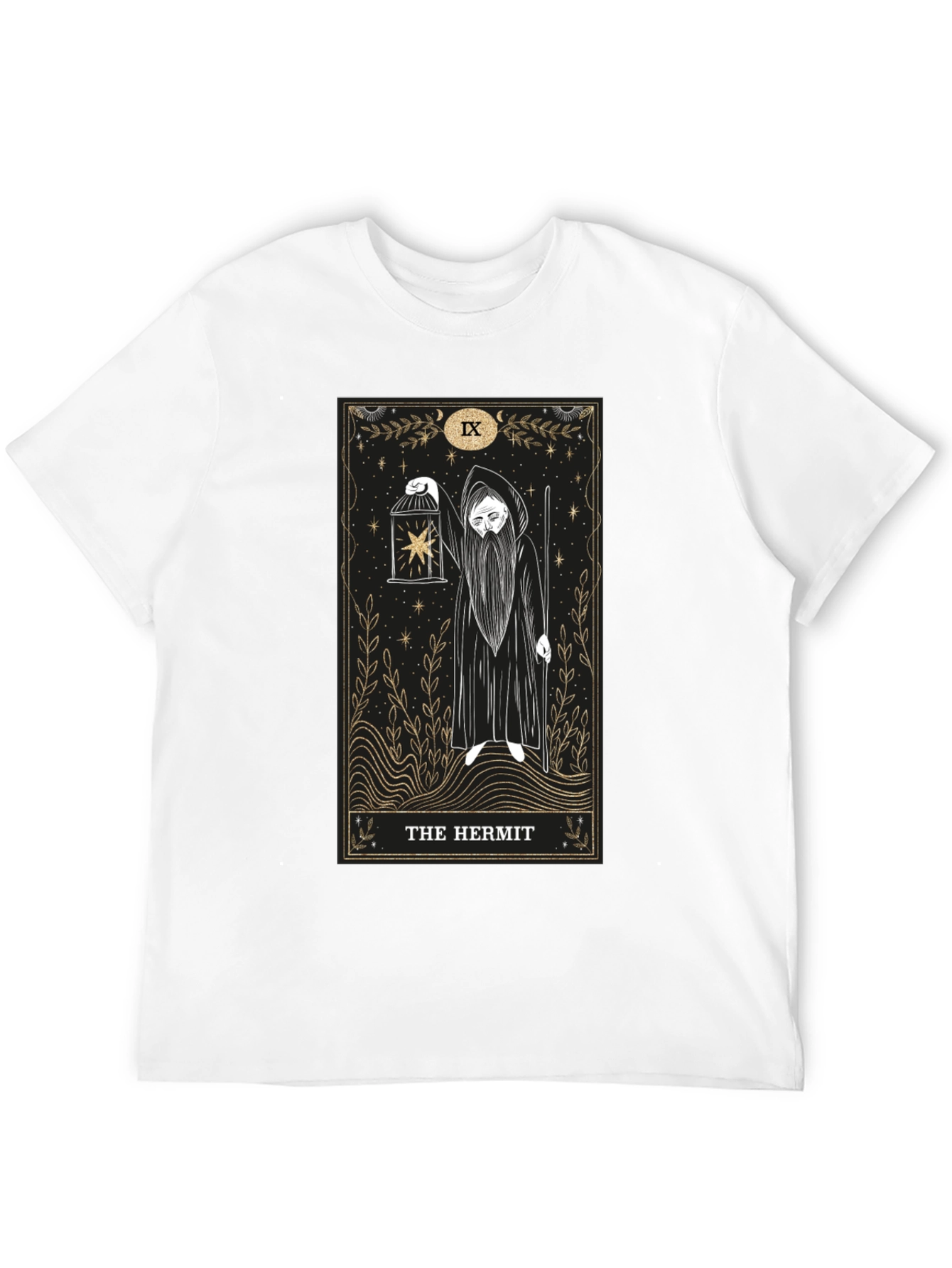 The Hermit Tarot Card Graphic T-Shirt