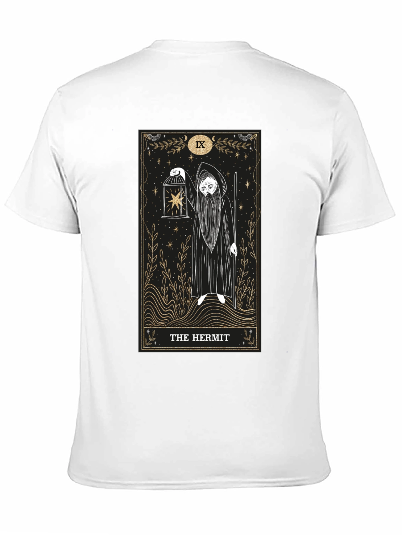 The Hermit Tarot Card Graphic T-Shirt