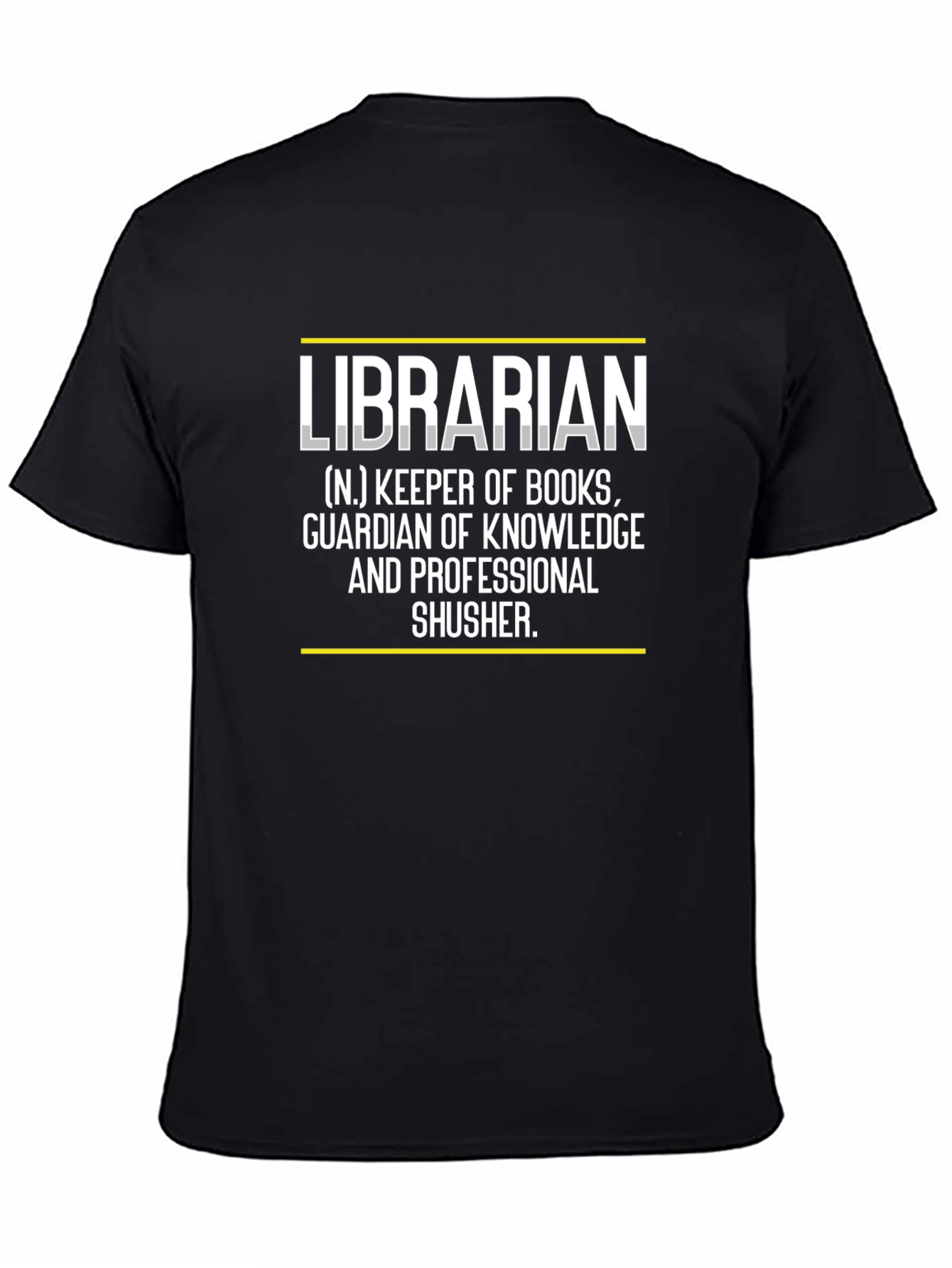 Librarian Definition Black T-Shirt