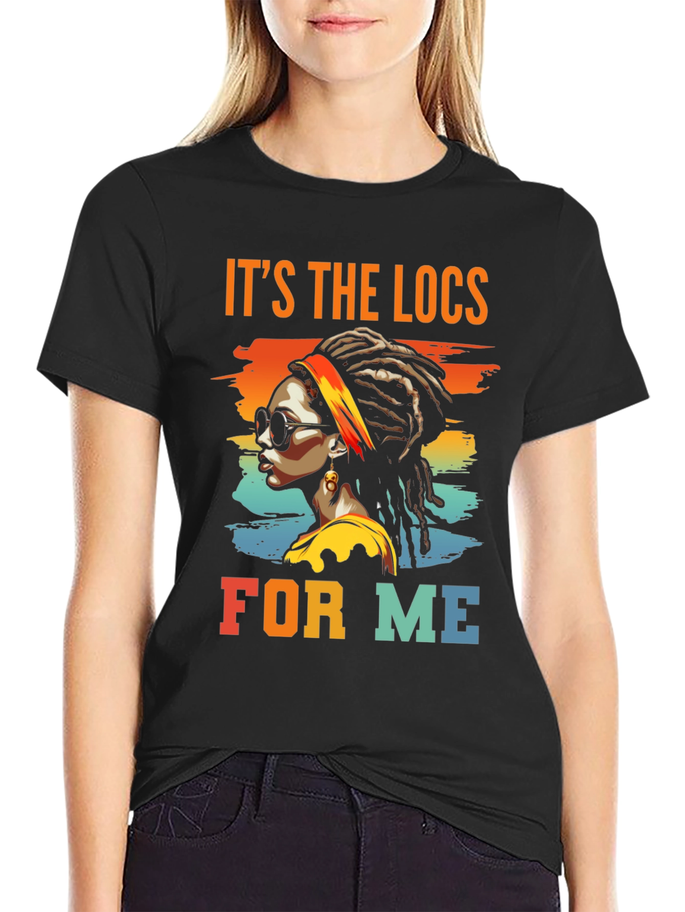 Retro Locs T-Shirt - Stylish Unisex Tee