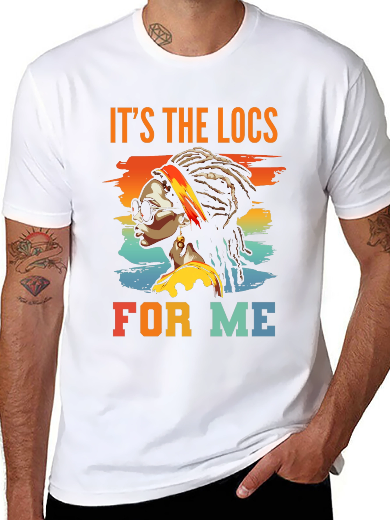 Retro Locs T-Shirt - Stylish Unisex Tee