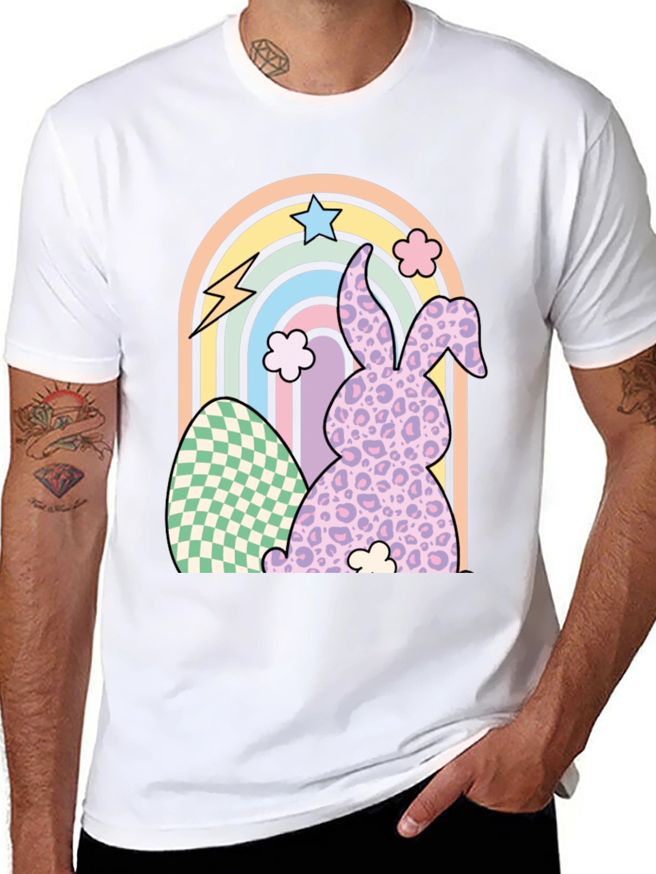 Easter Bunny Rainbow T-Shirt