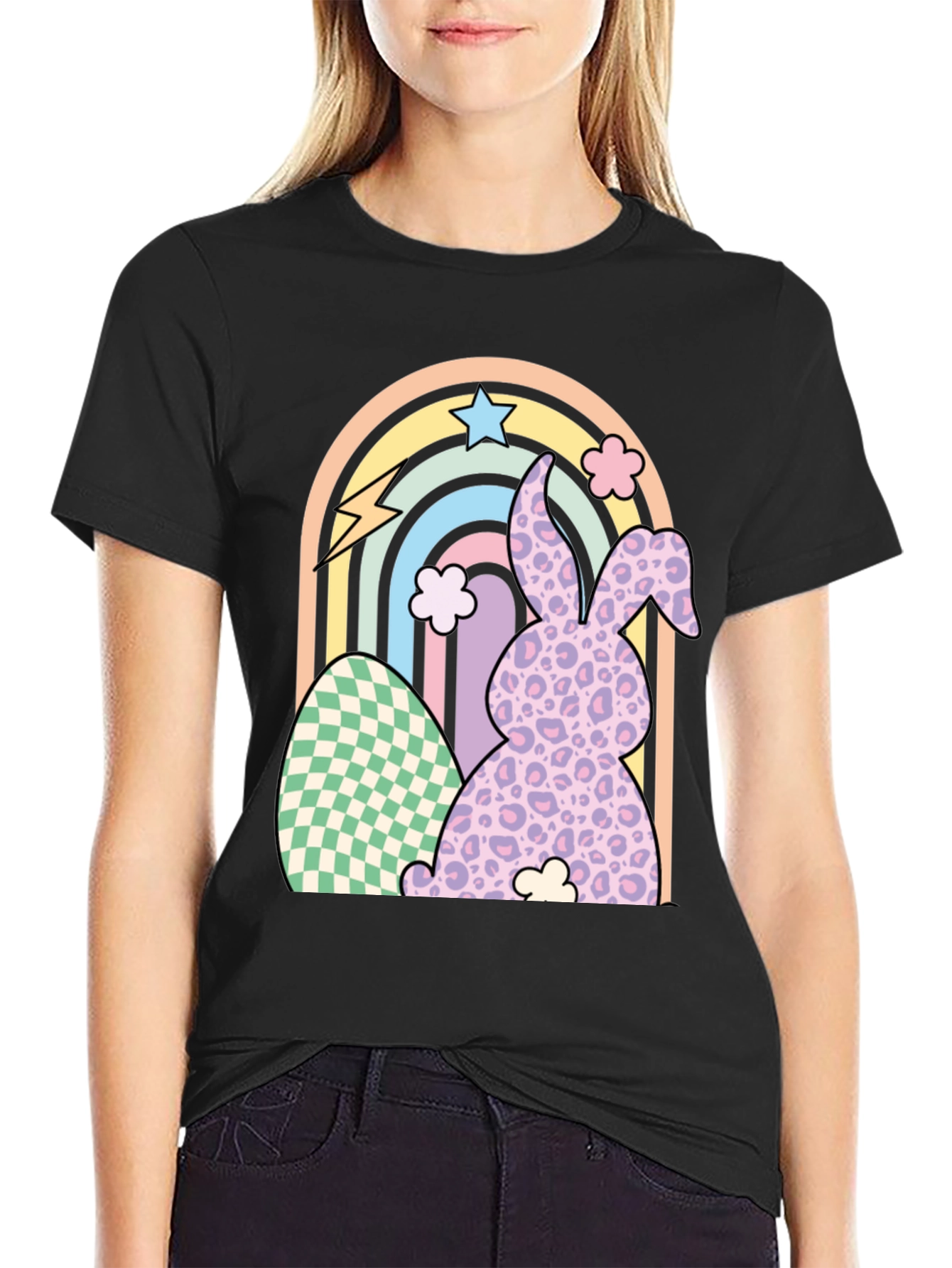 Easter Bunny Rainbow T-Shirt