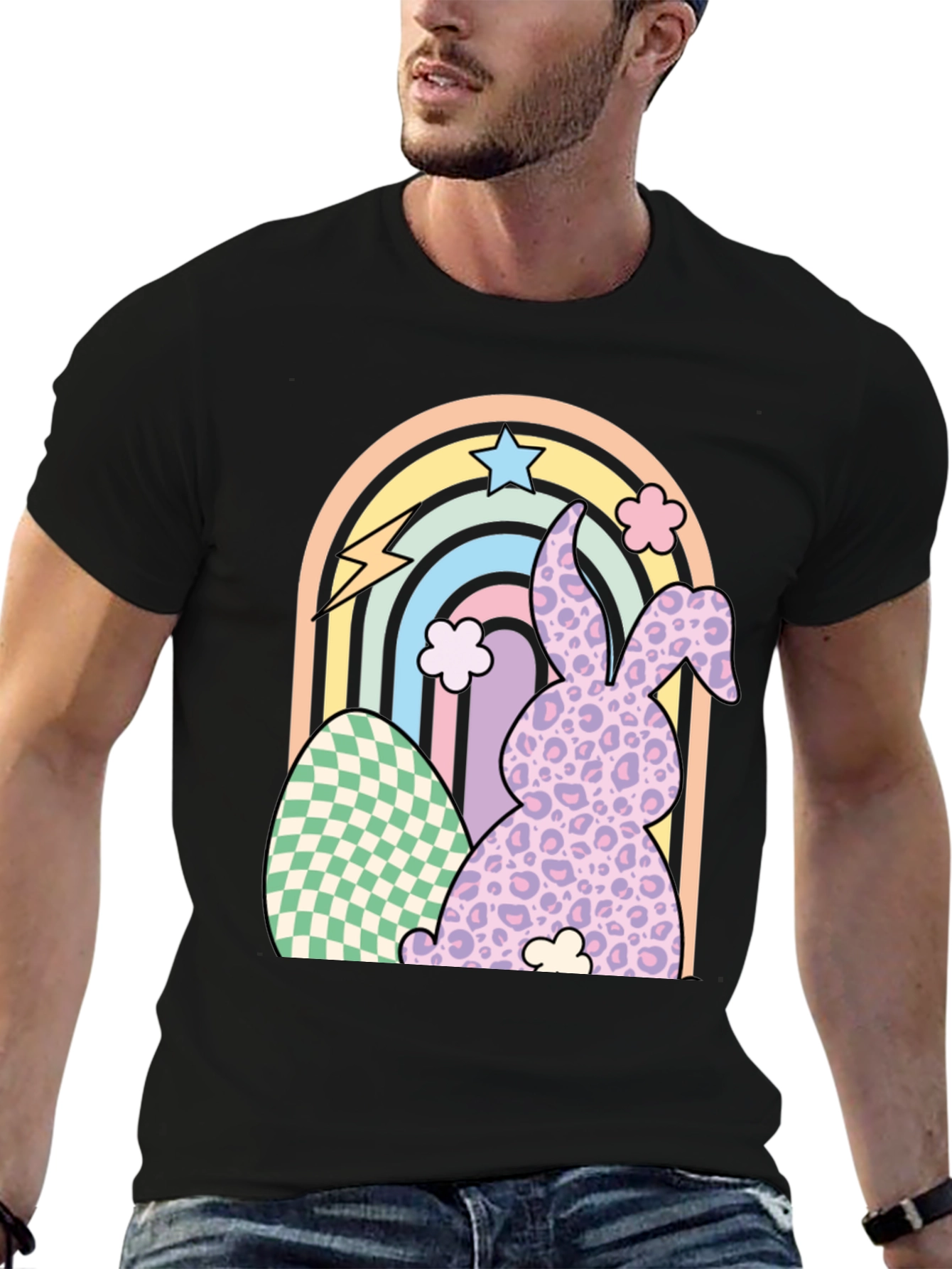 Easter Bunny Rainbow T-Shirt
