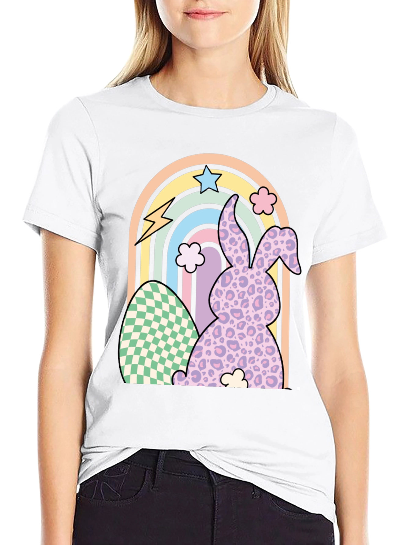Easter Bunny Rainbow T-Shirt