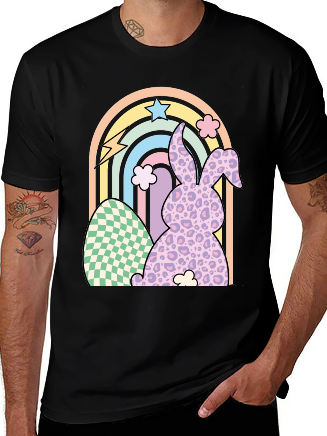 Easter Bunny Rainbow T-Shirt