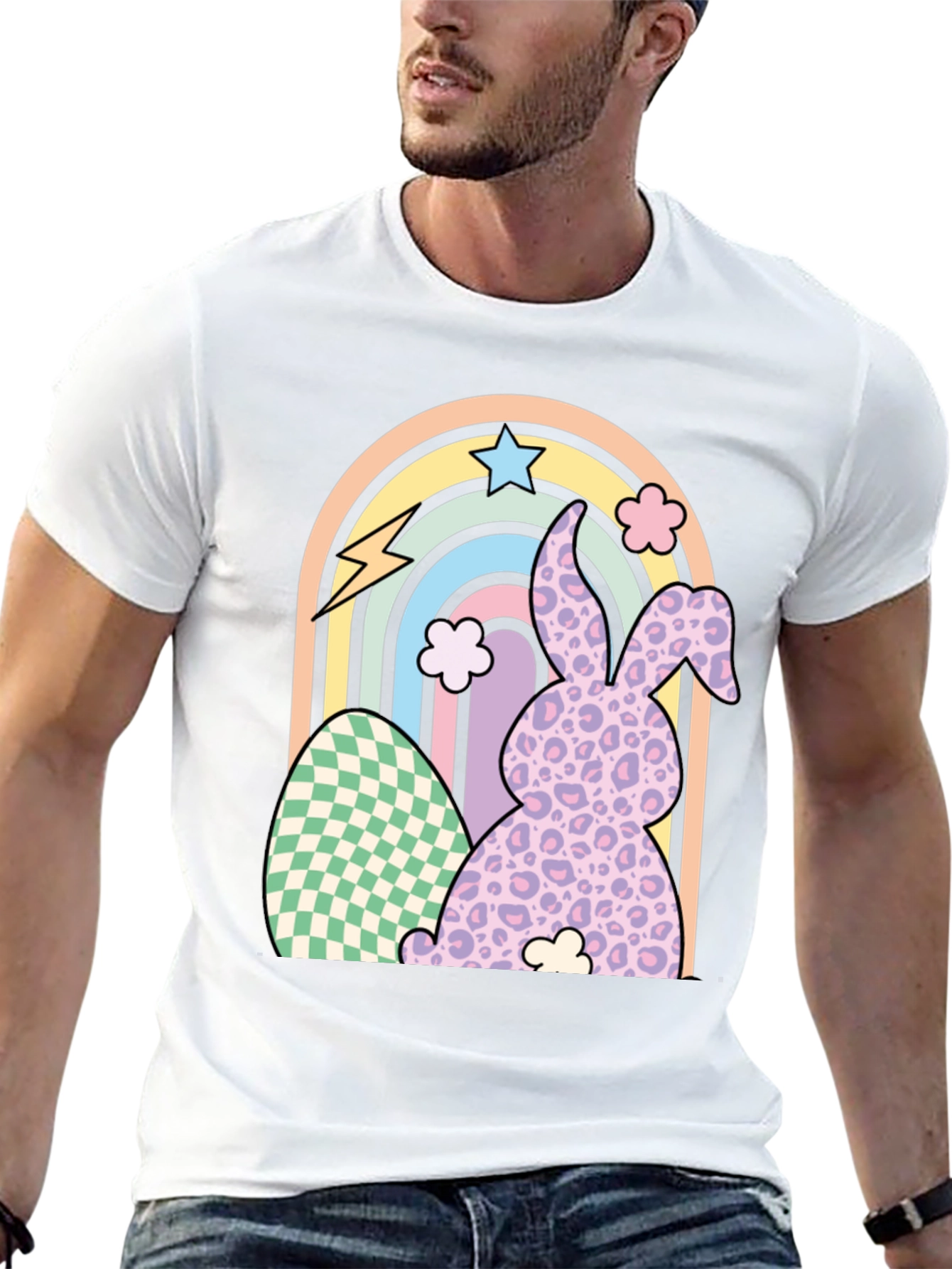 Easter Bunny Rainbow T-Shirt