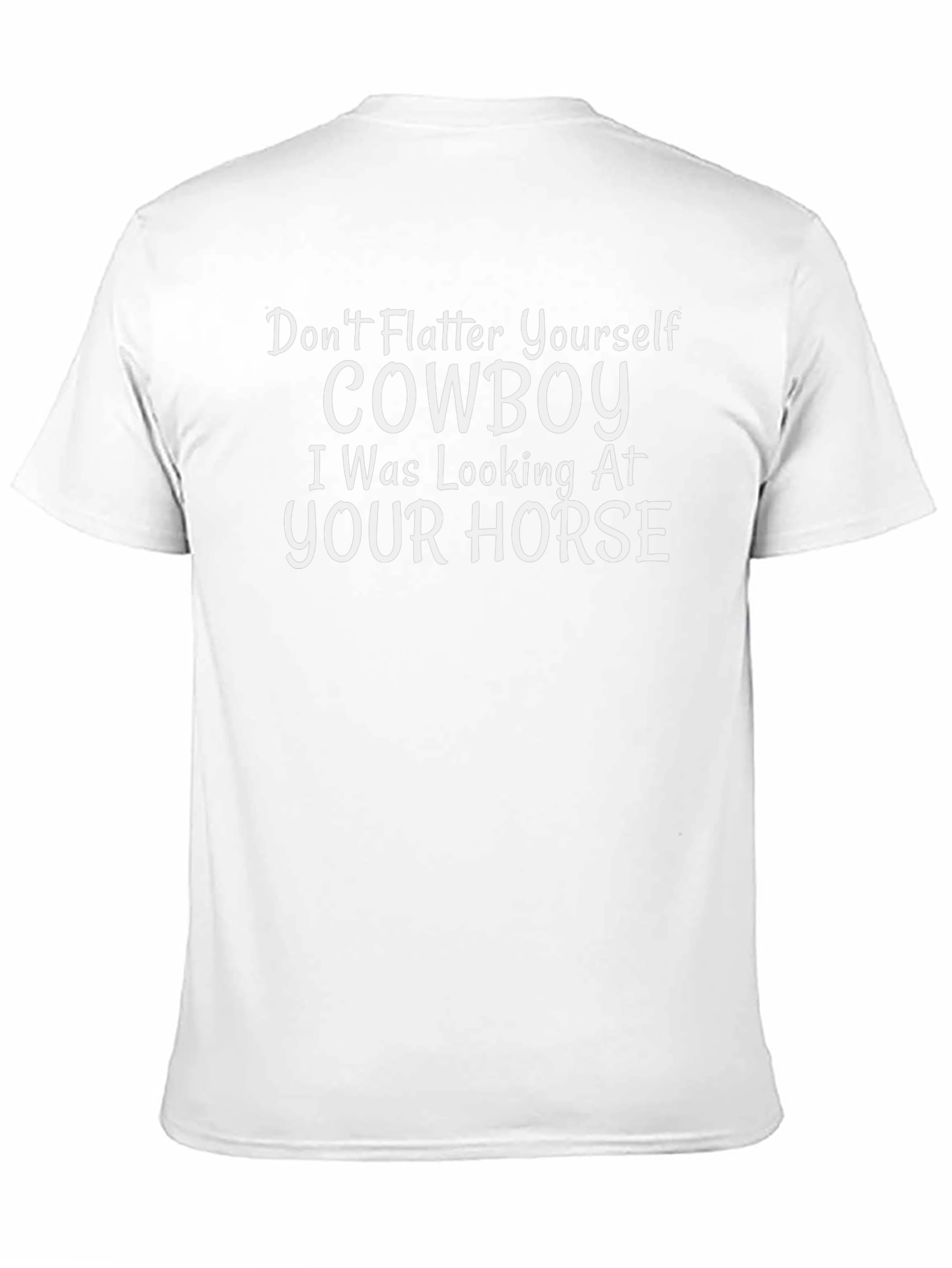 Humorous Cowboy Horse T-Shirt