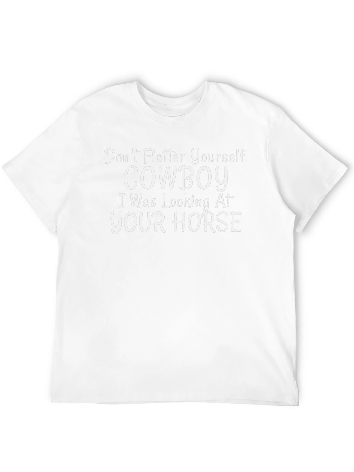 Humorous Cowboy Horse T-Shirt