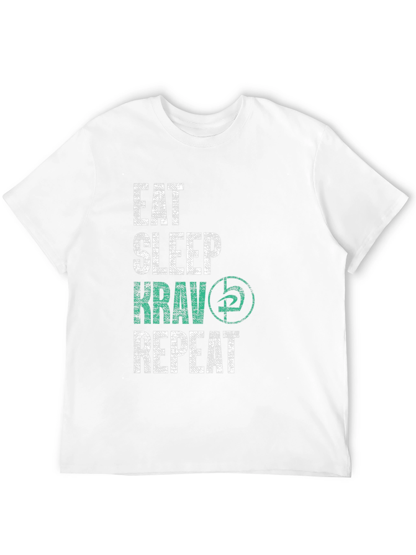 Eat Sleep Krav Repeat Black T-Shirt