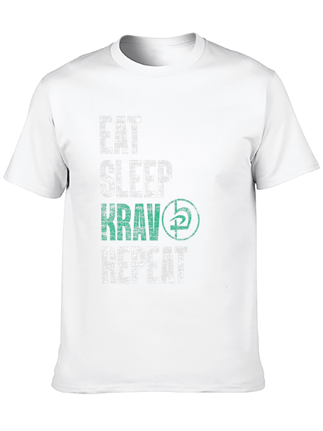 Eat Sleep Krav Repeat Black T-Shirt
