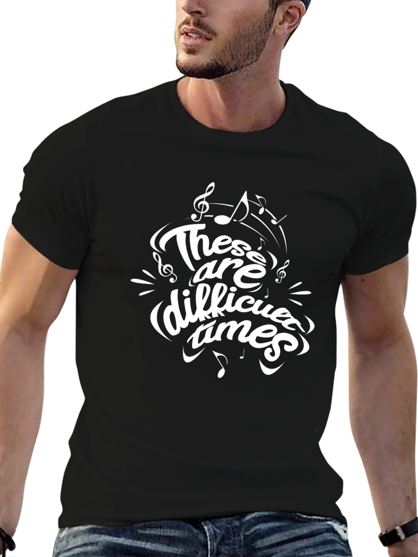 These are Difficult Times Graphic T-Shirt