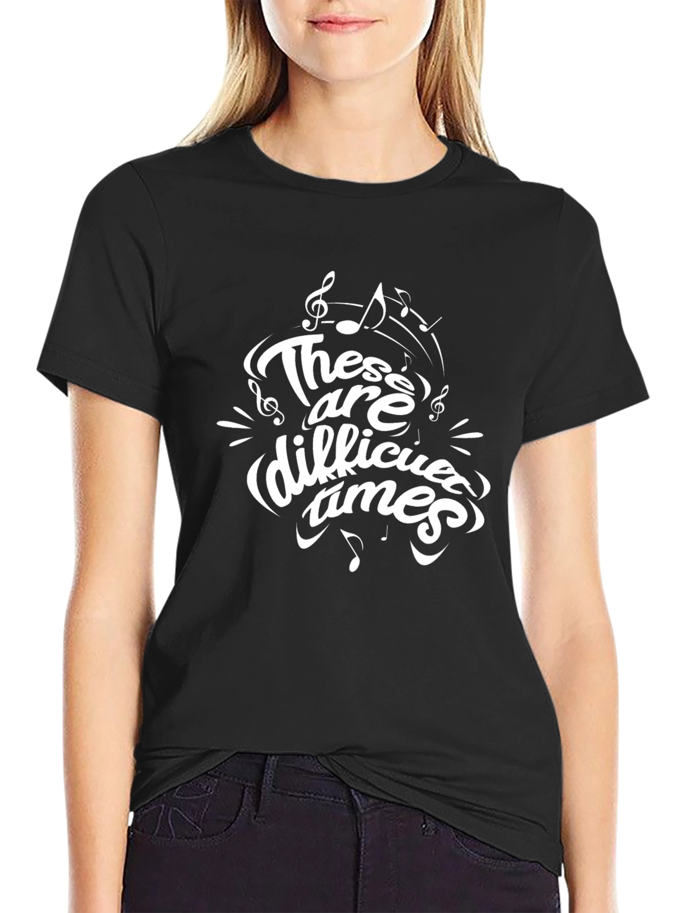 These are Difficult Times Graphic T-Shirt