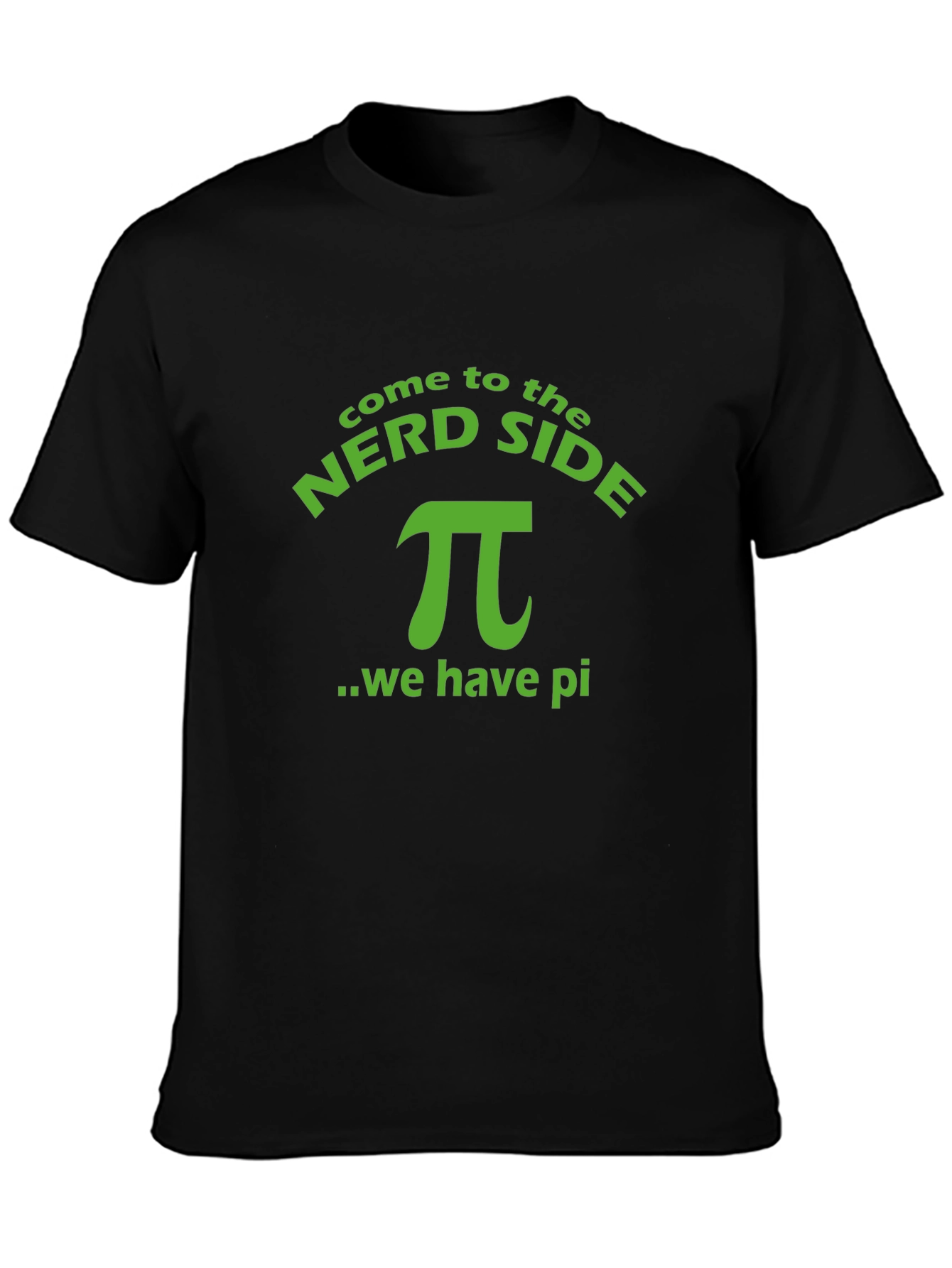 Nerd Side Pi T-Shirt - Soft Cotton Tee
