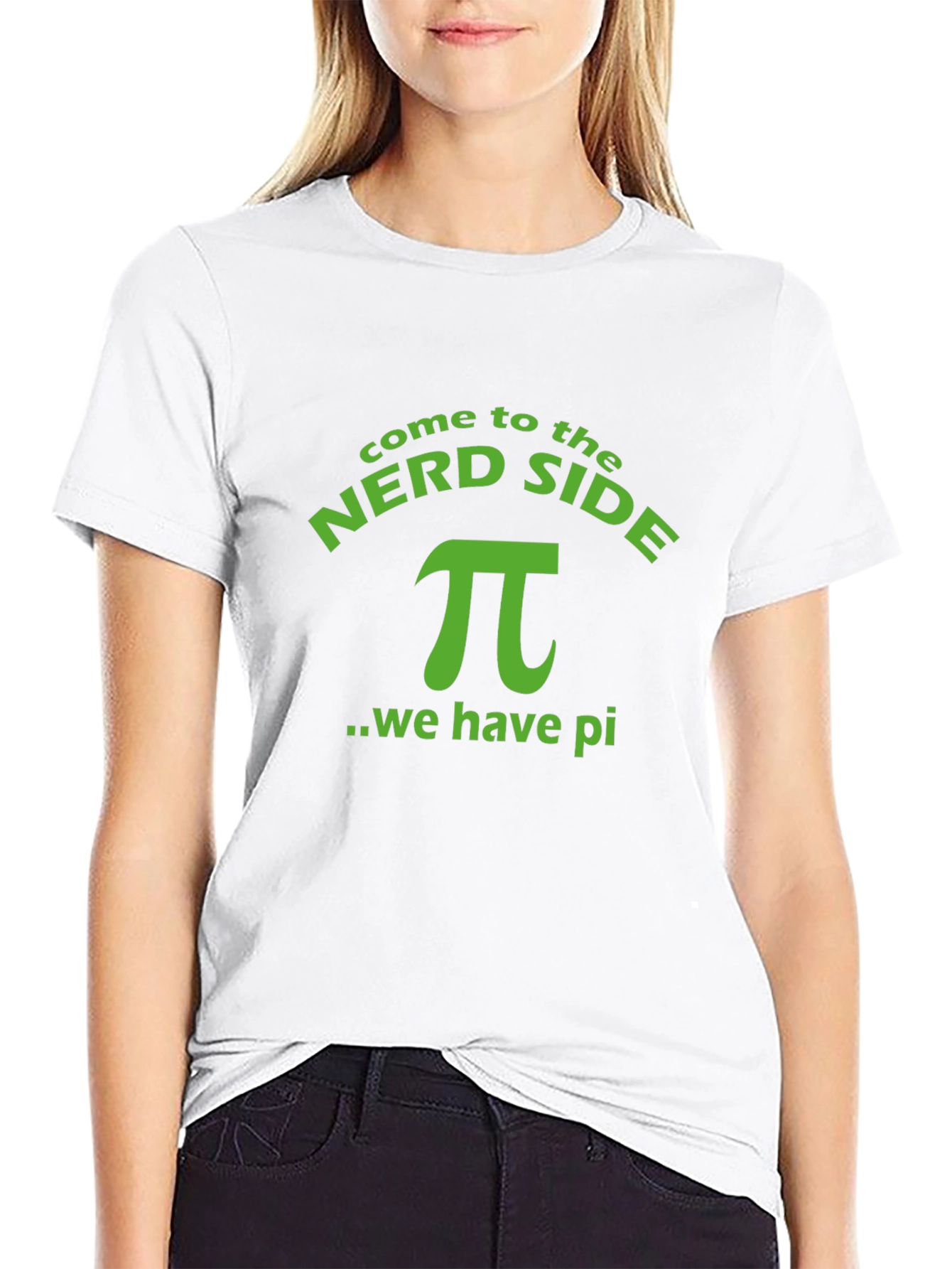 Nerd Side Pi T-Shirt - Soft Cotton Tee