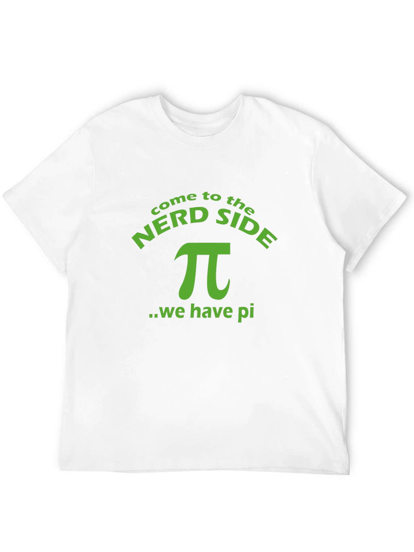 Nerd Side Pi T-Shirt - Soft Cotton Tee