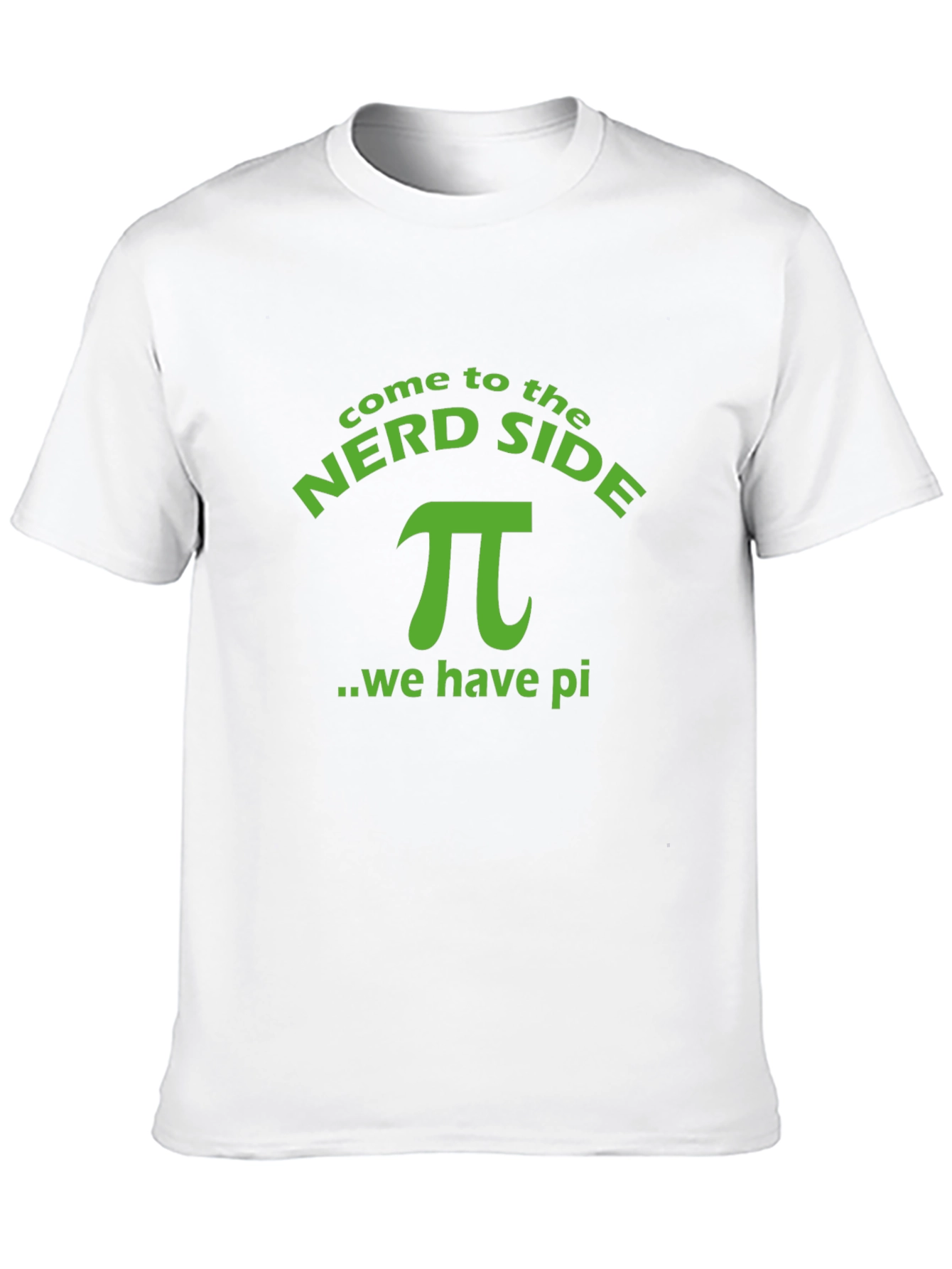 Nerd Side Pi T-Shirt - Soft Cotton Tee