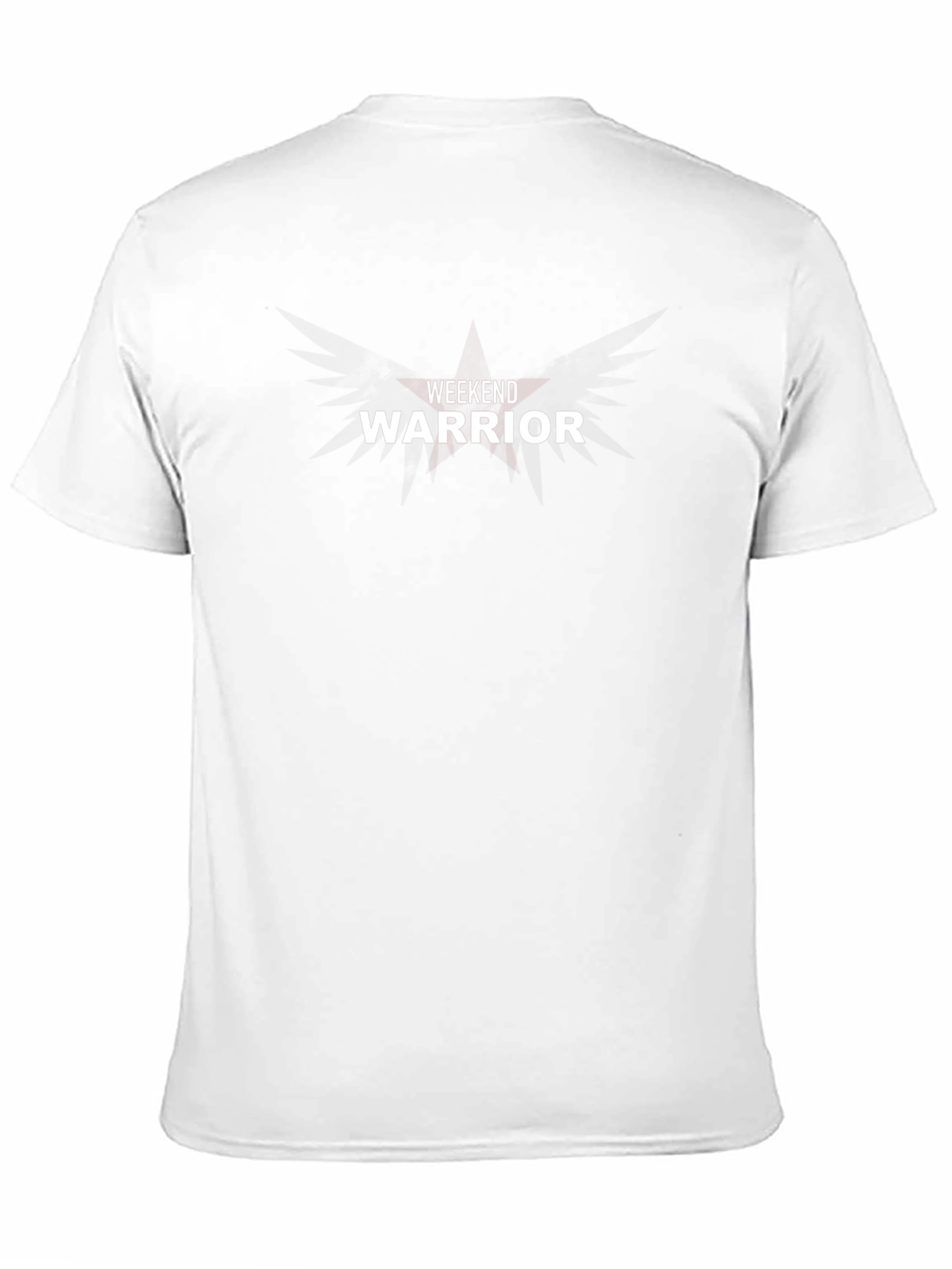 Weekend Warrior Graphic Tee - Black Cotton T-Shirt