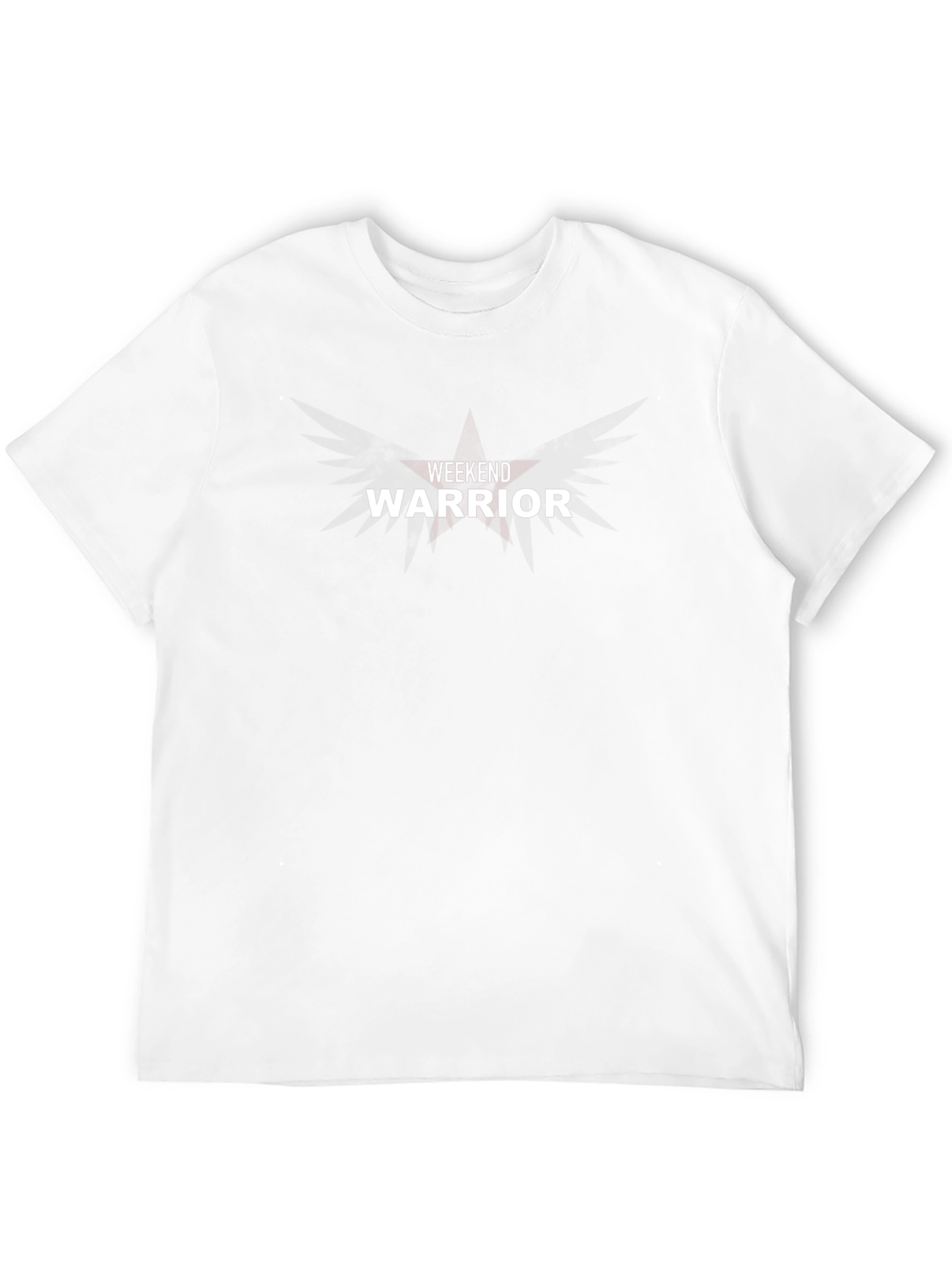 Weekend Warrior Graphic Tee - Black Cotton T-Shirt