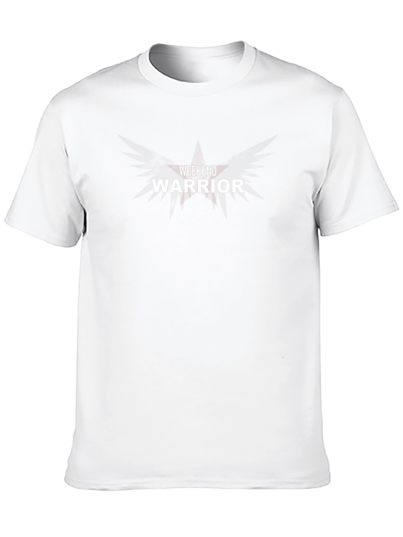 Weekend Warrior Graphic Tee - Black Cotton T-Shirt