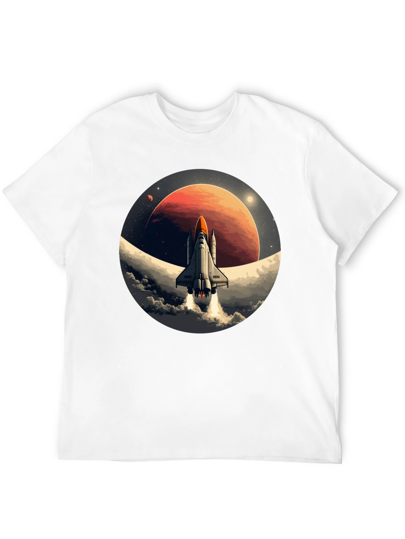 Space Shuttle Blast Off Graphic Tee