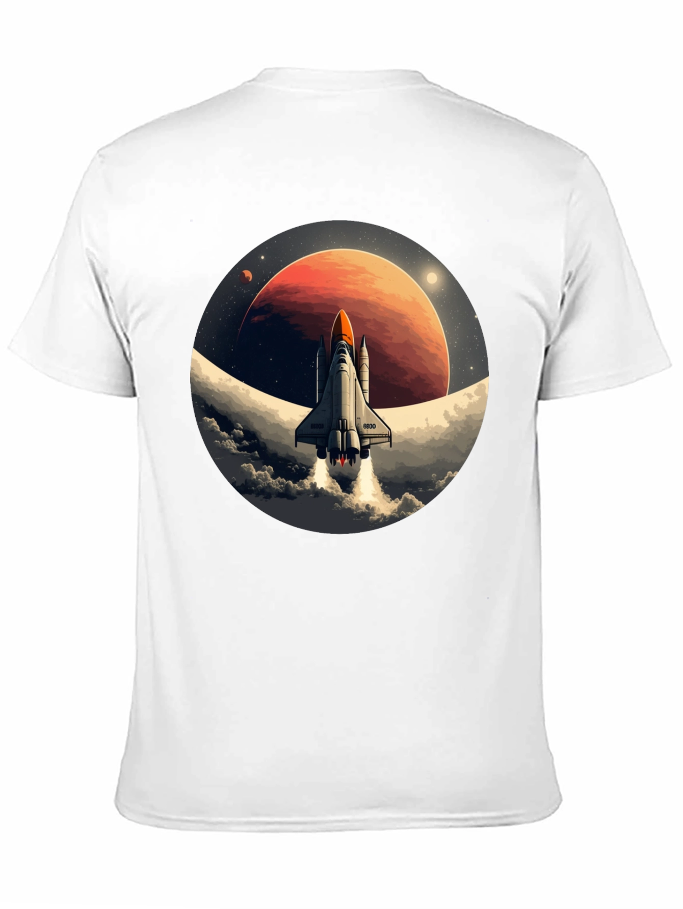 Space Shuttle Blast Off Graphic Tee
