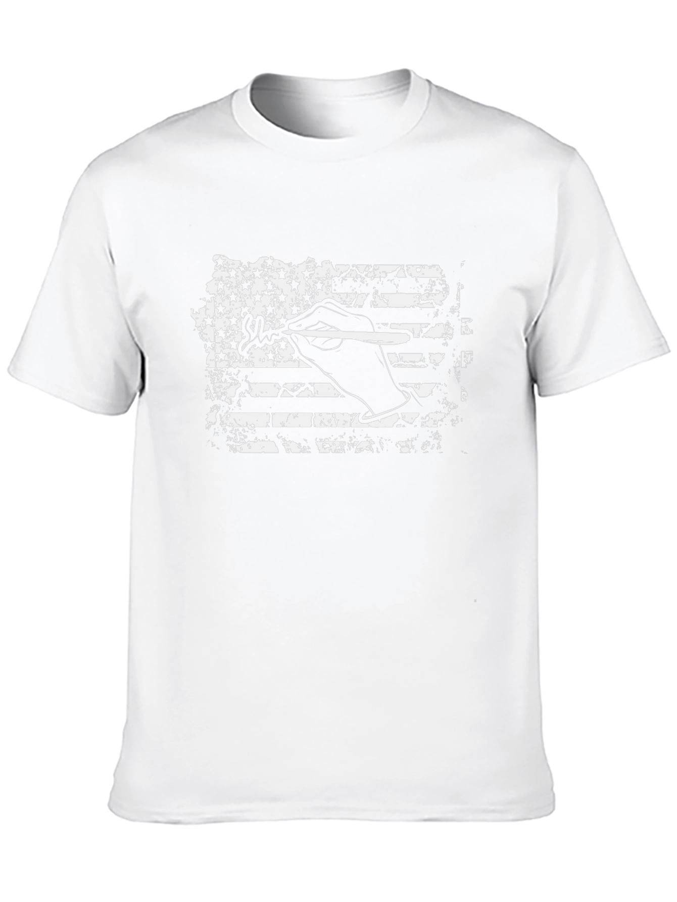 American Flag Hand Art T-Shirt