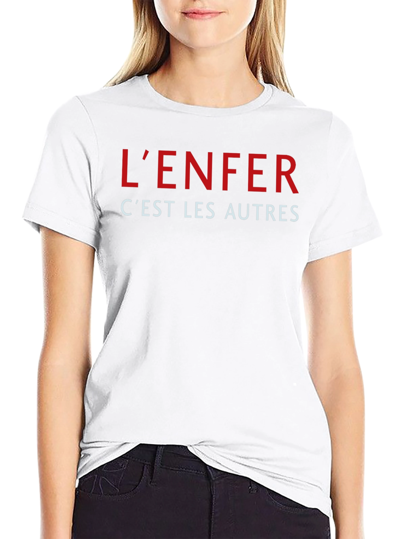 Lenfer Cest Les Autres Graphic Tee
