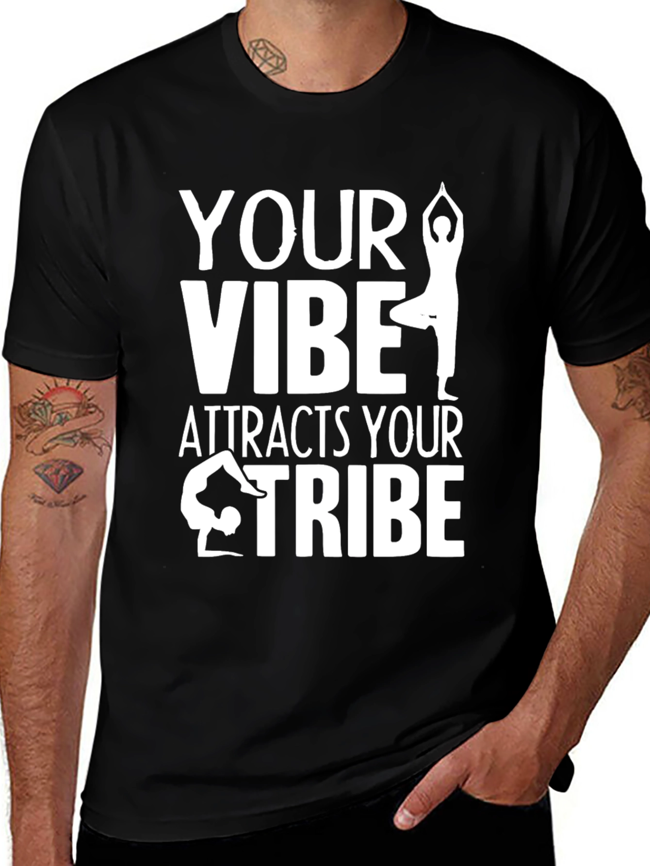 Yoga Vibe T-Shirt - Attract Your Tribe