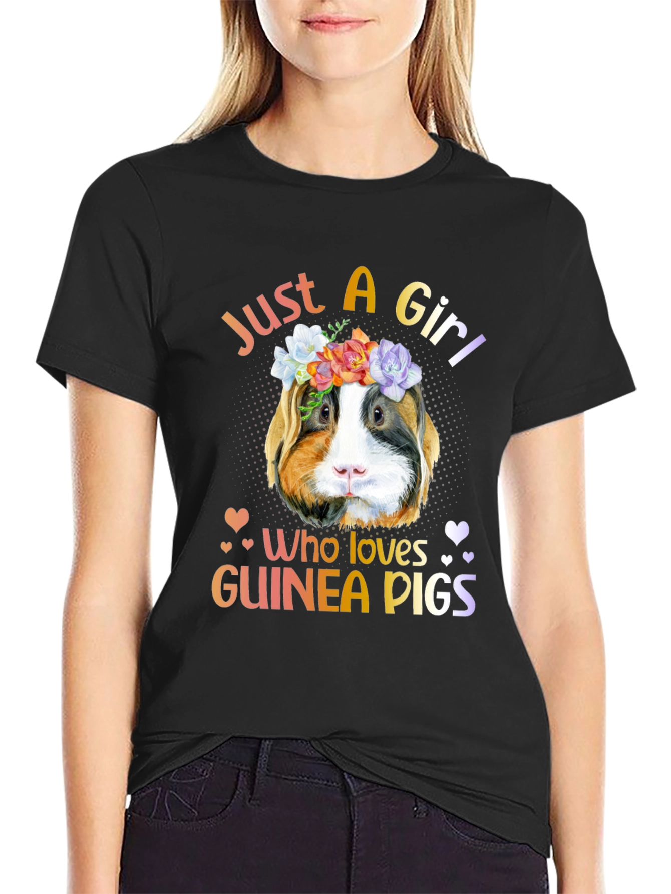Just a Girl Who Loves Guinea Pigs T-Shirt