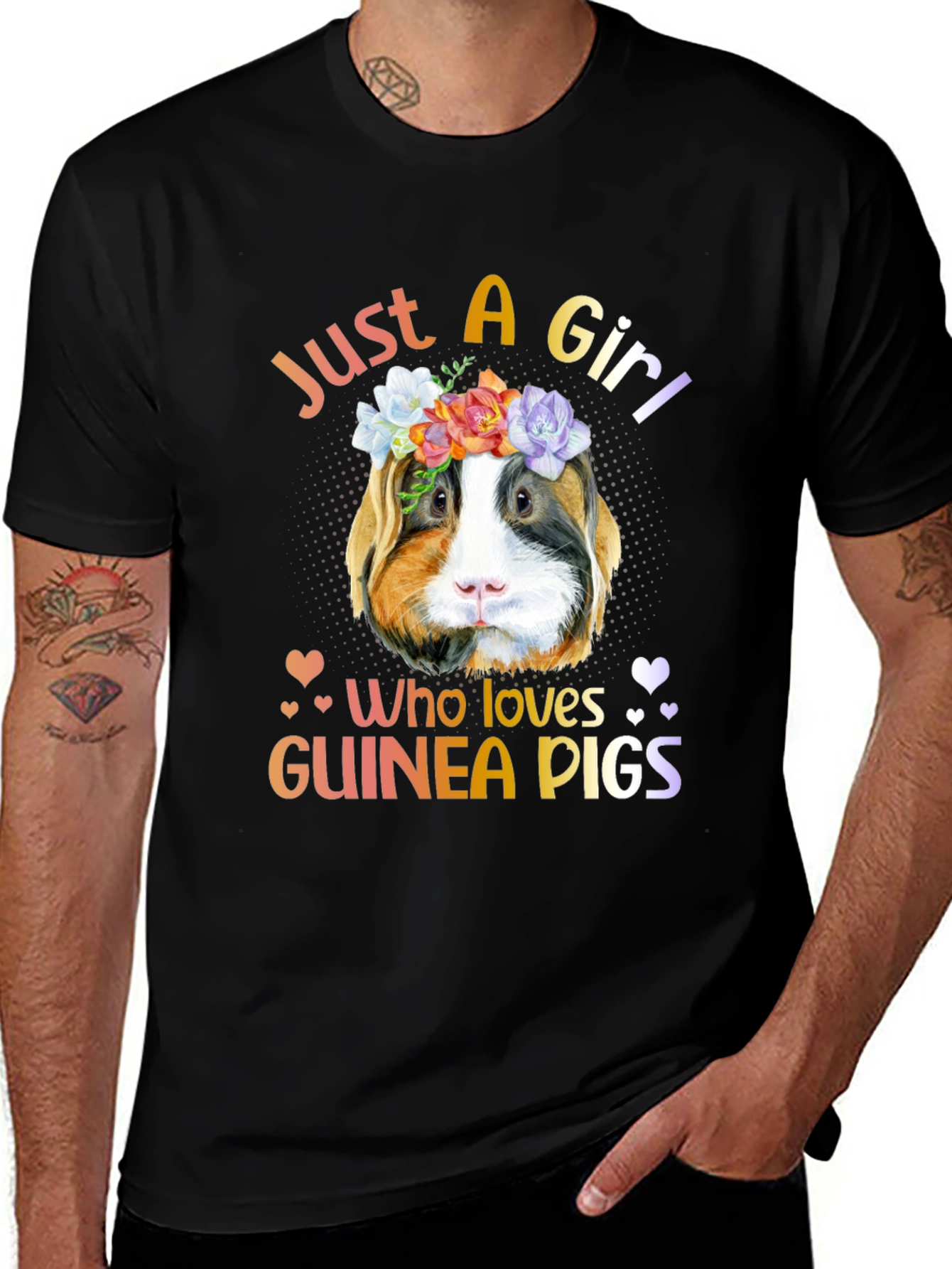 Just a Girl Who Loves Guinea Pigs T-Shirt