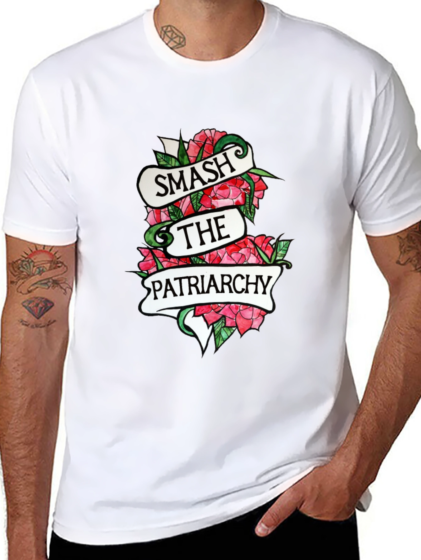 Smash the Patriarchy Graphic Tee - Empowering Feminism Shirt