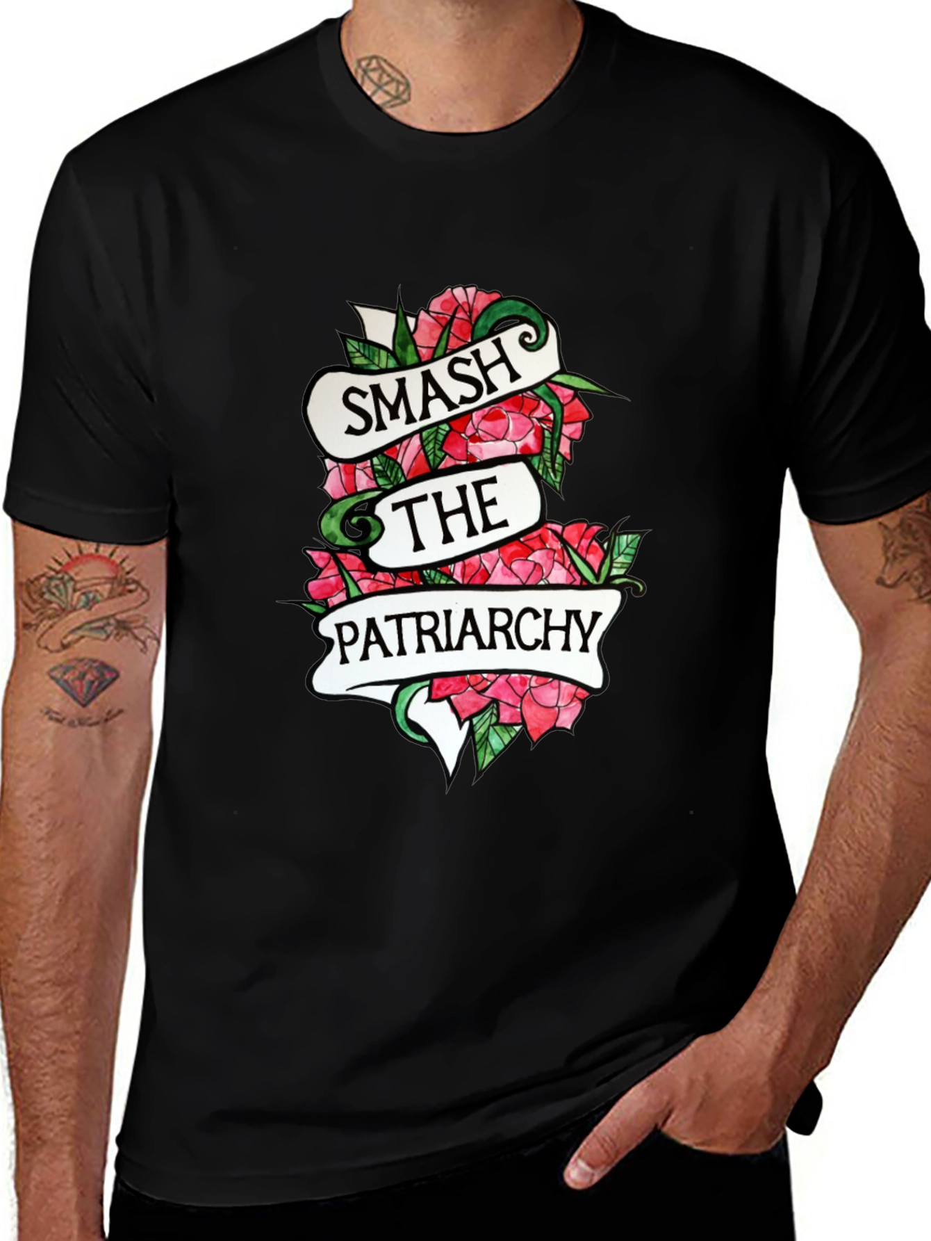 Smash the Patriarchy Graphic Tee - Empowering Feminism Shirt