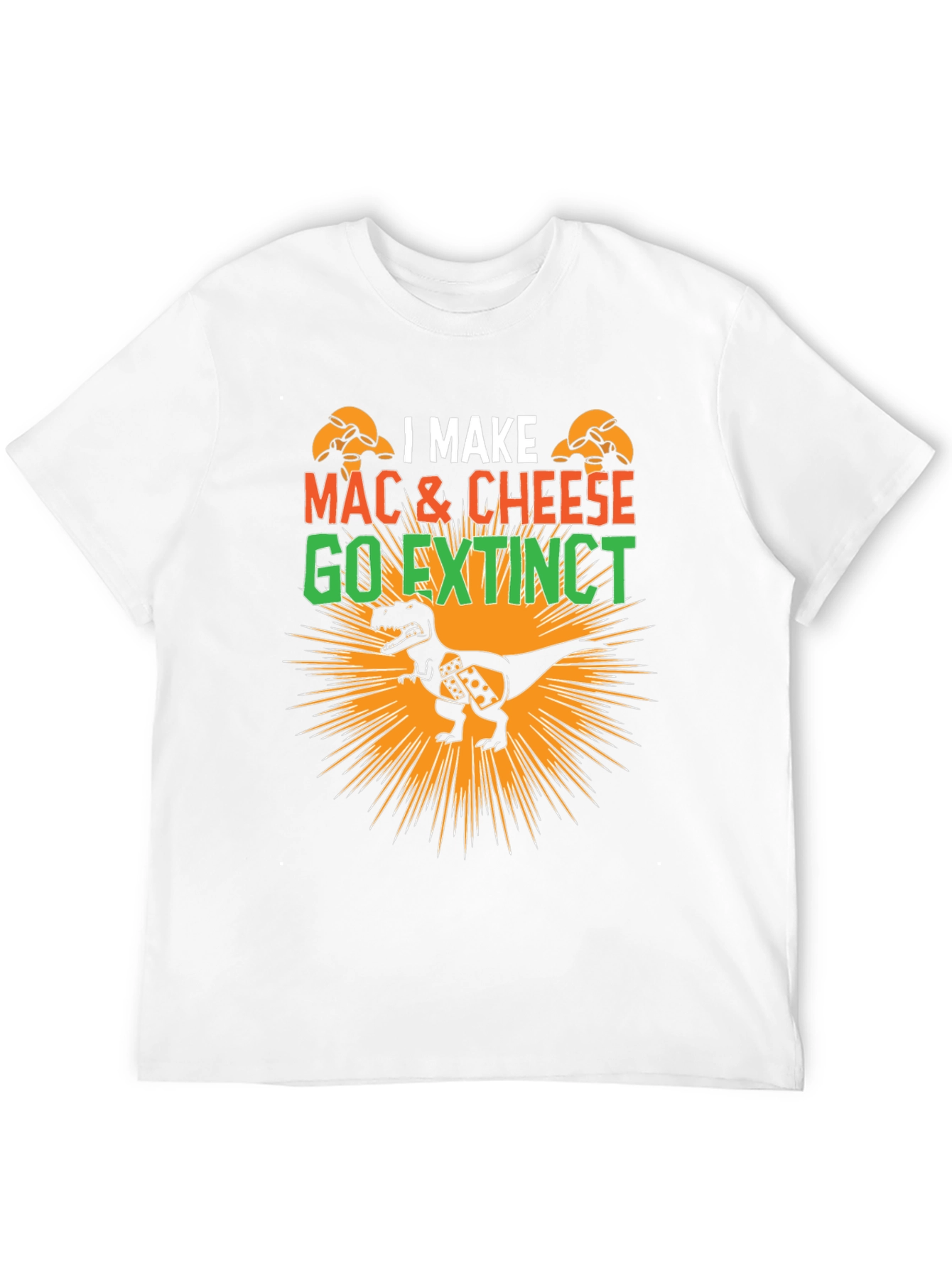Mac & Cheese T-Rex Graphic T-Shirt