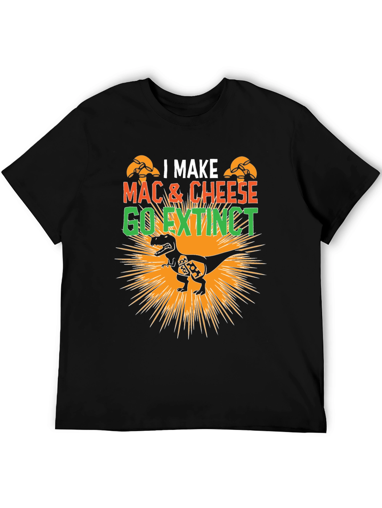 Mac & Cheese T-Rex Graphic T-Shirt