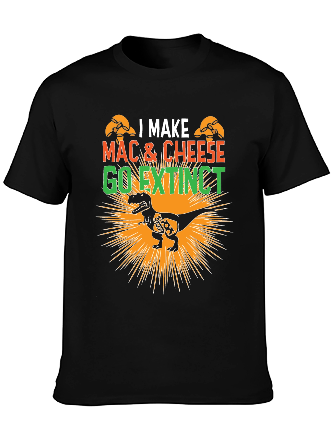 Mac & Cheese T-Rex Graphic T-Shirt
