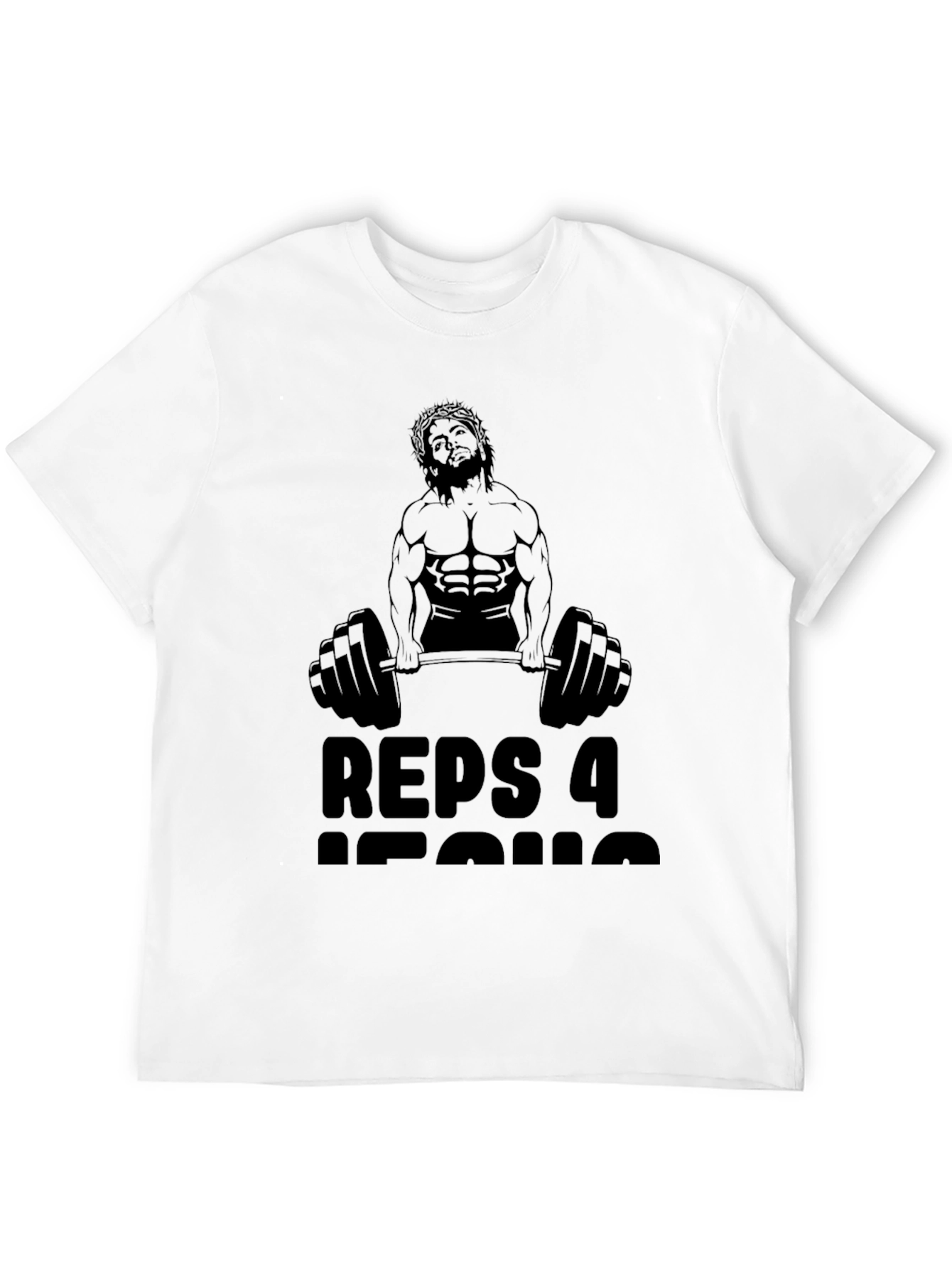 Reps 4 Jesus Black Graphic T-Shirt