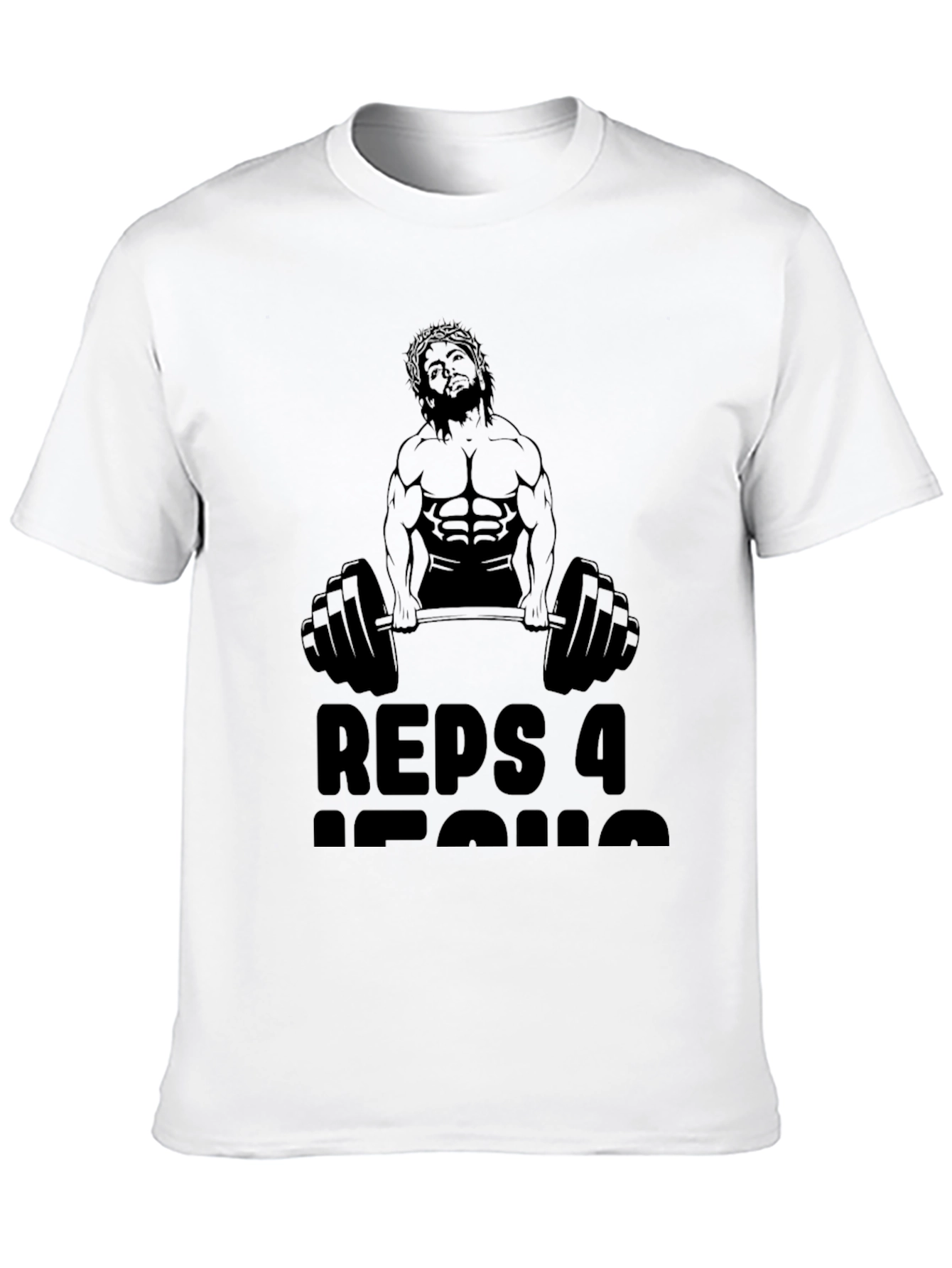 Reps 4 Jesus Black Graphic T-Shirt