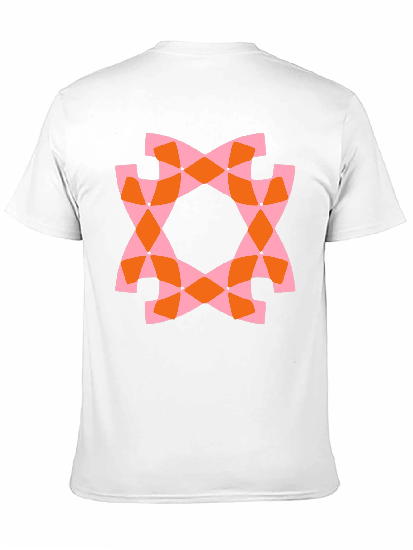 Abstract Geometric Print Tee