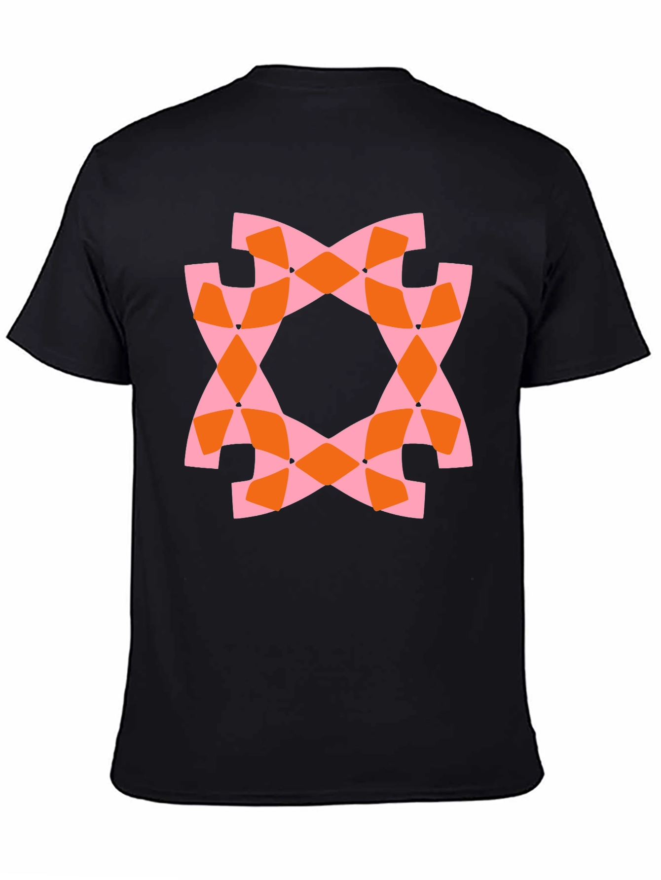 Abstract Geometric Print Tee
