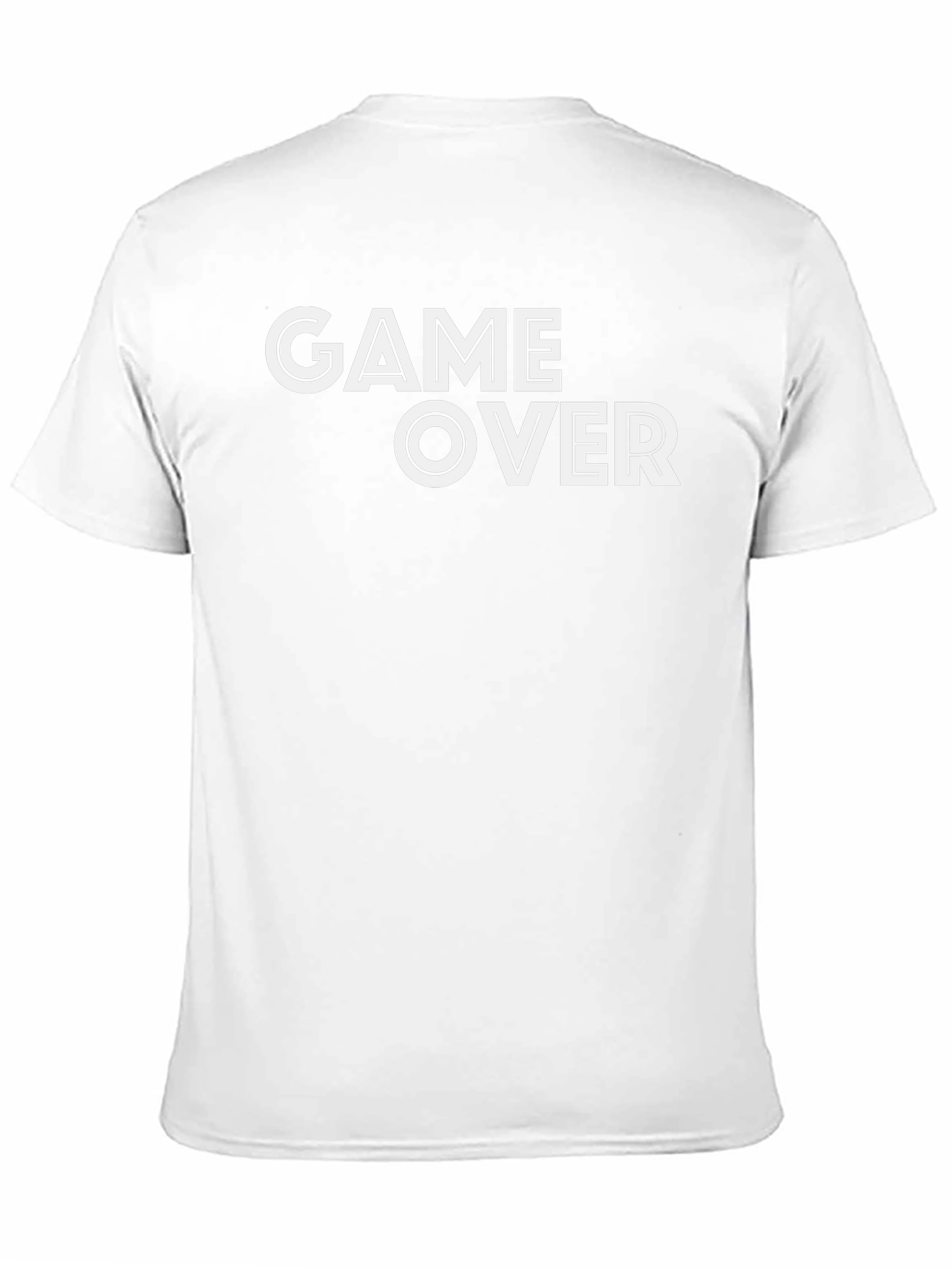 Game Over Black T-Shirt - Bold Graphic Tee