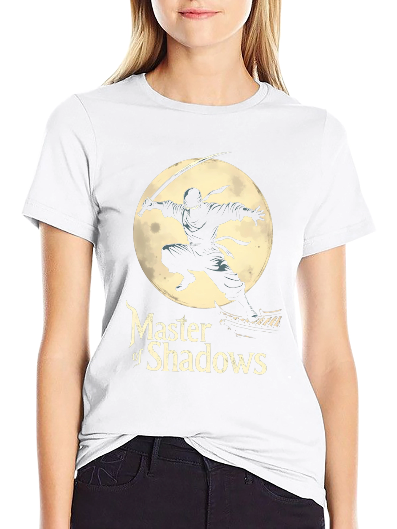 Ninja Master of Shadows Black T-Shirt