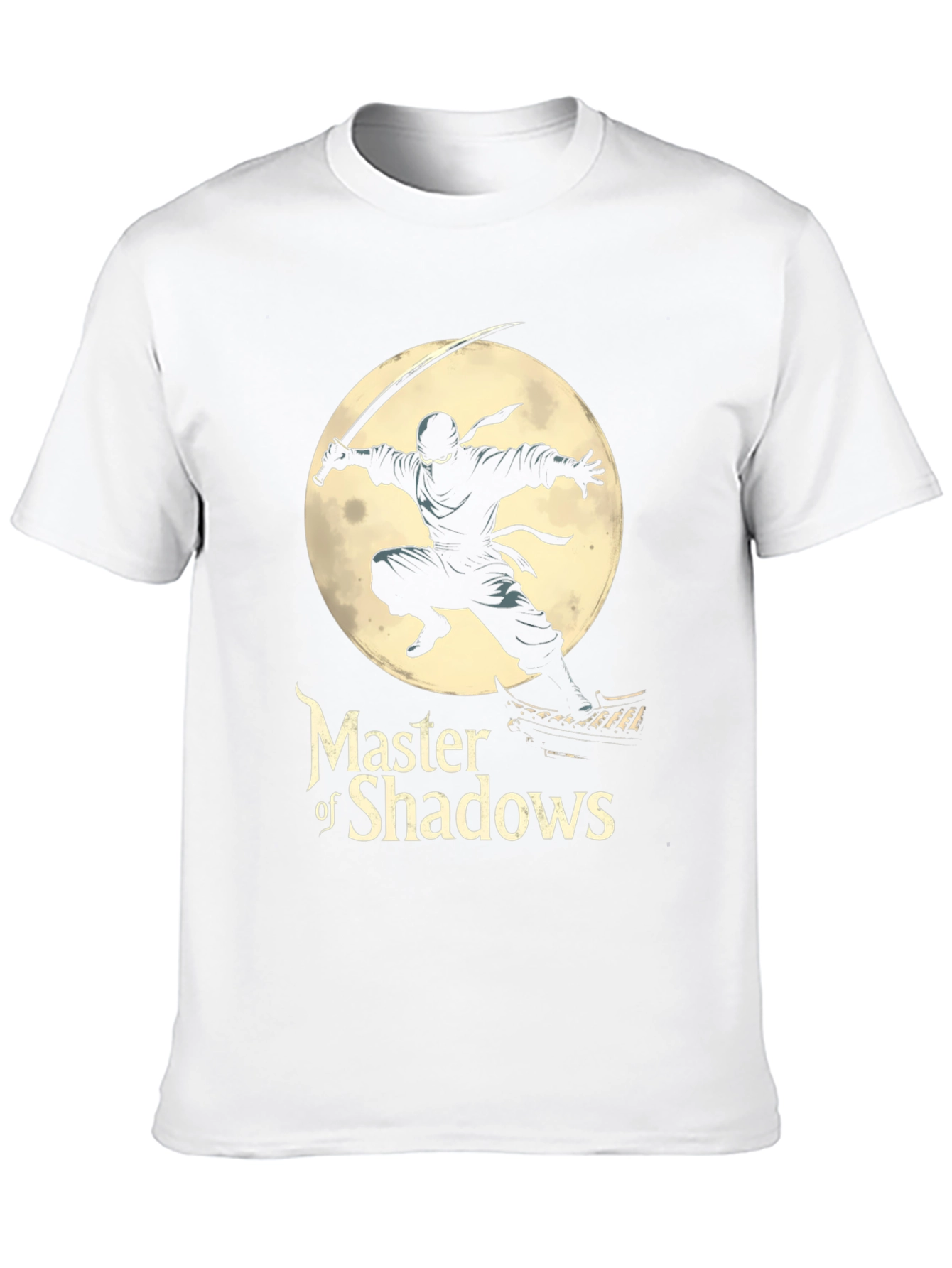 Ninja Master of Shadows Black T-Shirt